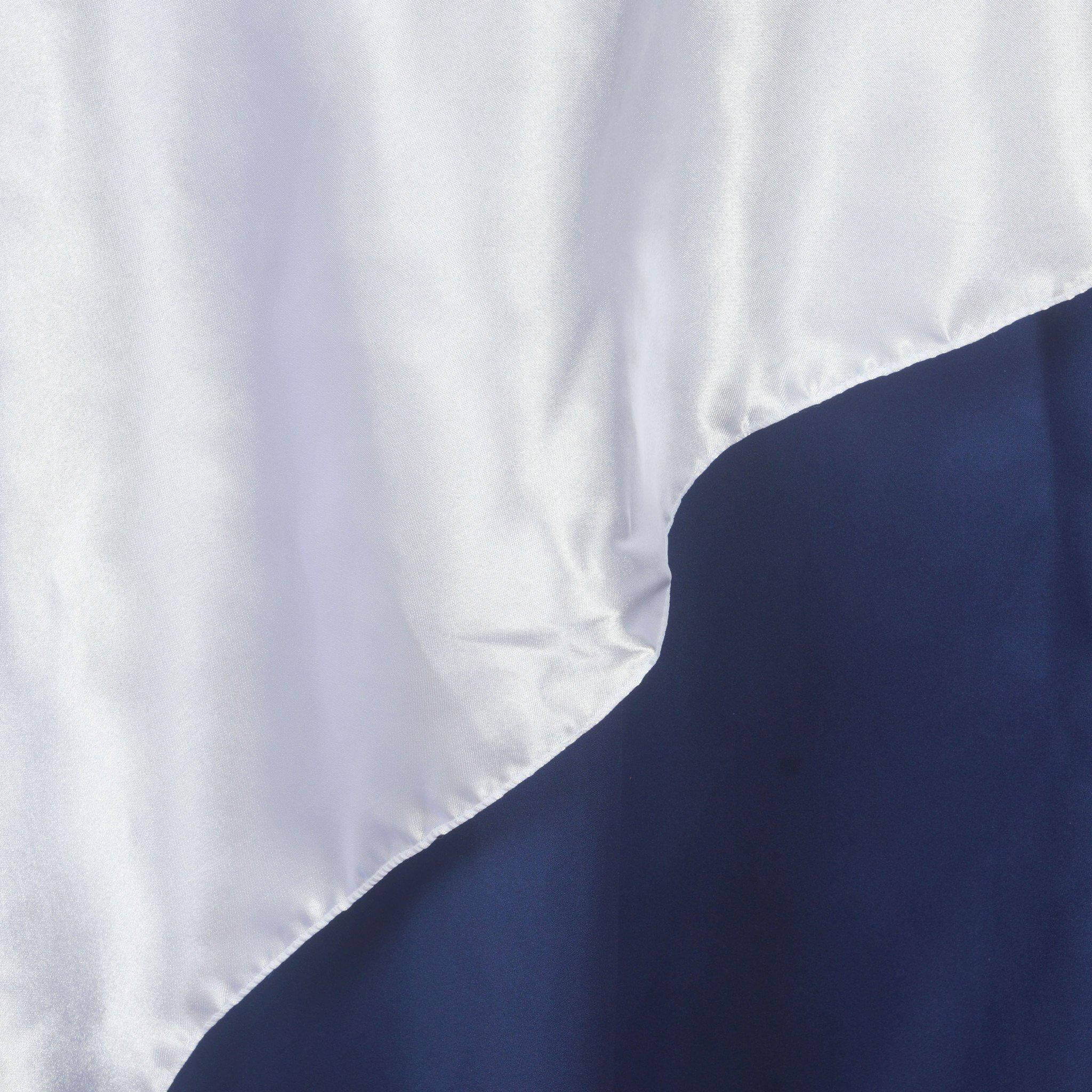 Premium White Satin 60x60 Square Table Overlay - Ideal for Elegant Events
