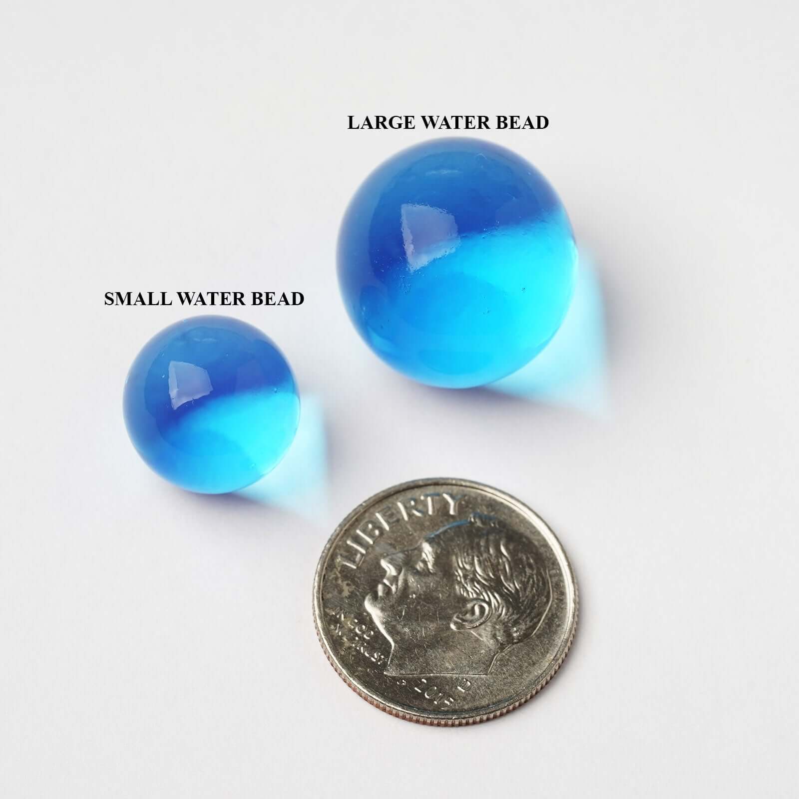 10g Clear Large Nontoxic Water Gel Beads - Ideal Vase Filler for Floating Candles & Floral Displays