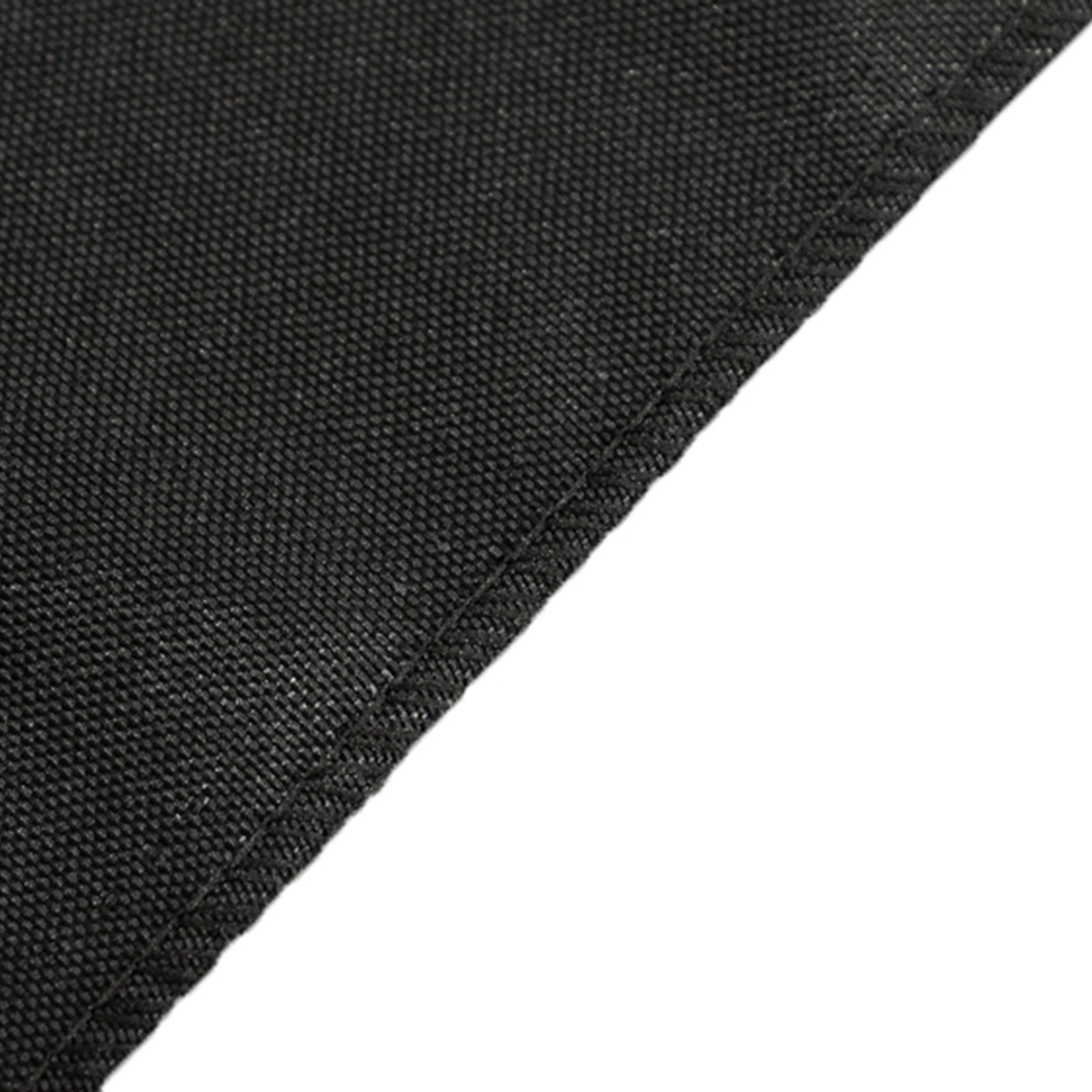 Durable 220GSM Black Premium Polyester Fitted 6ft Rectangle Tablecloth