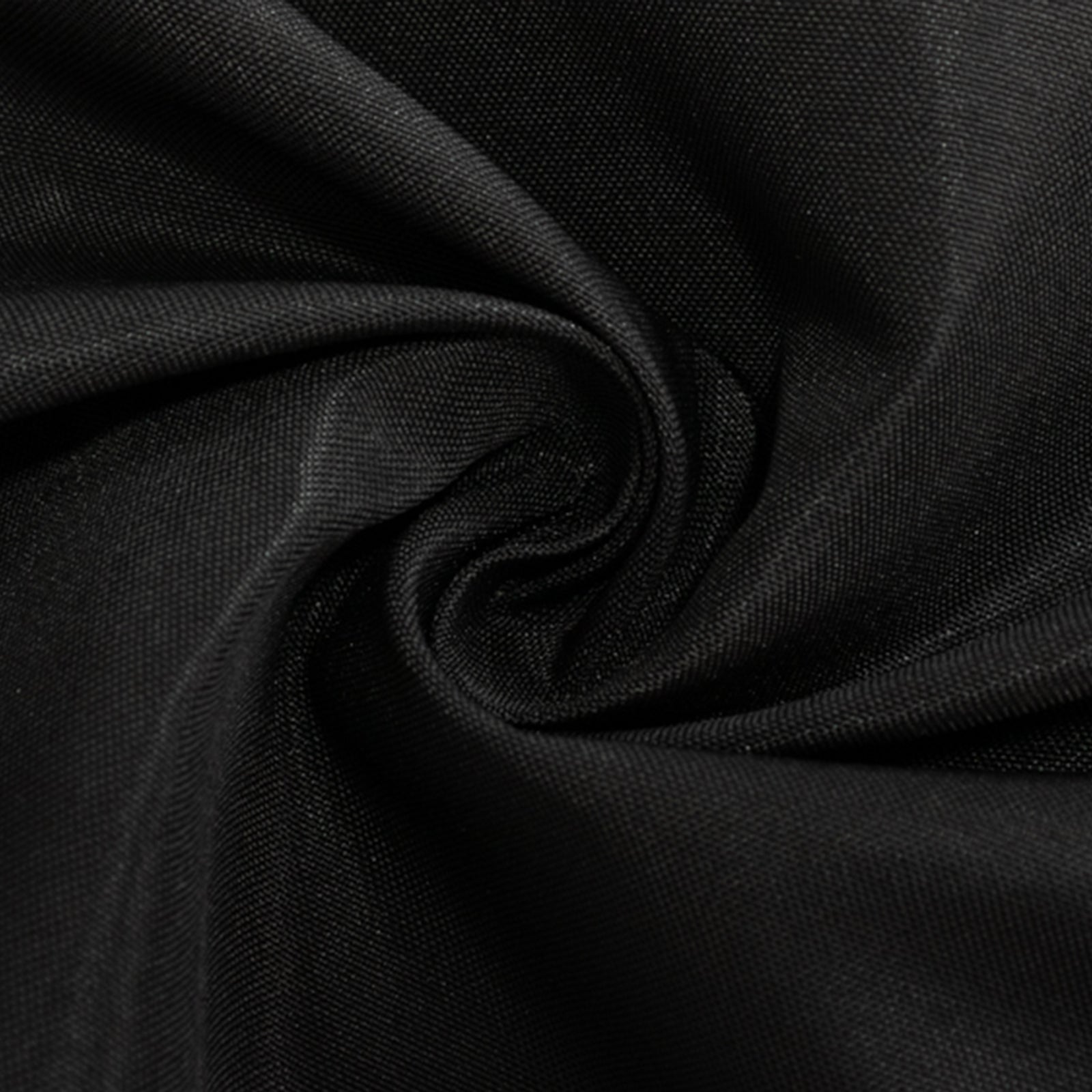 Durable 220GSM Black Premium Polyester Fitted 6ft Rectangle Tablecloth