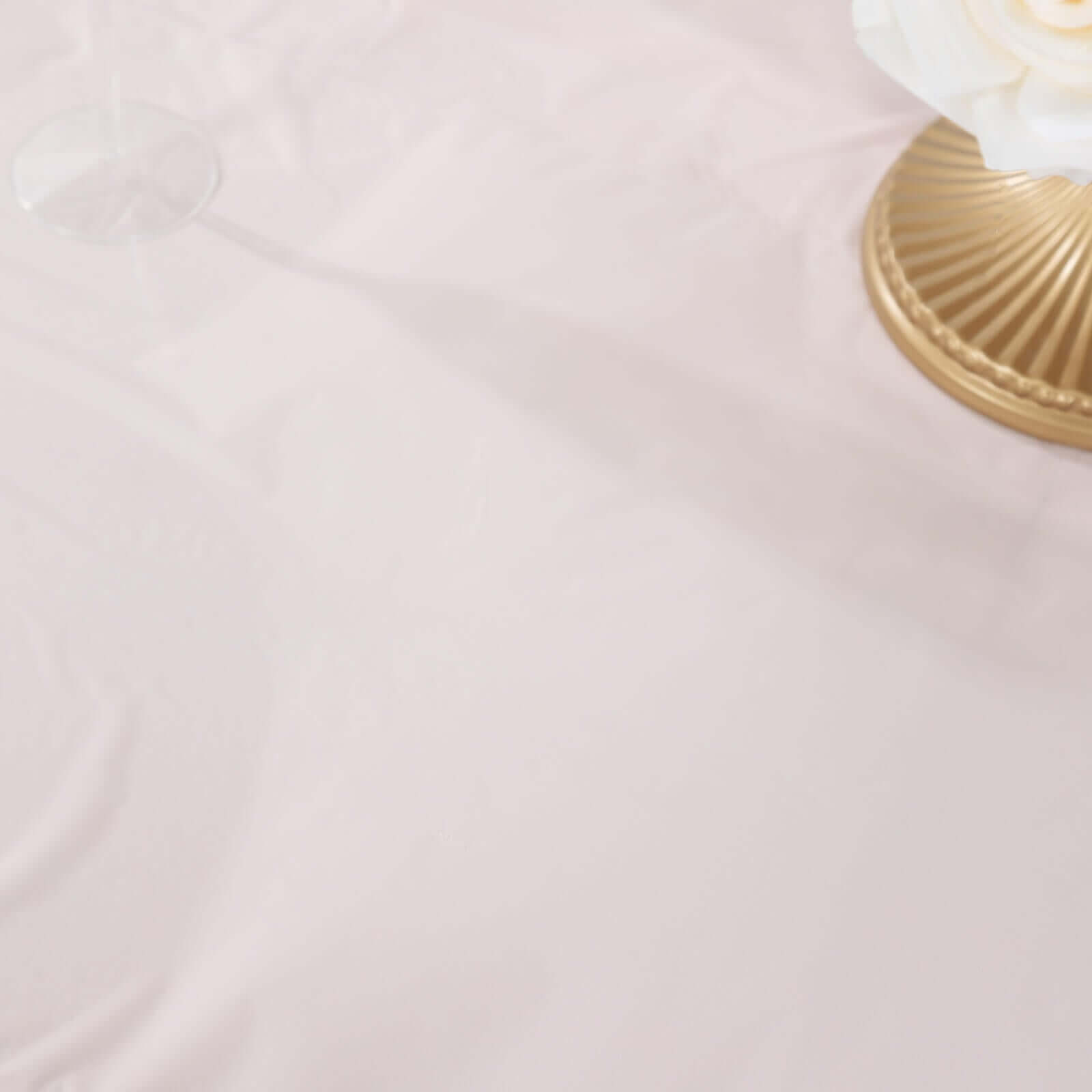 Customizable Blush Plastic Table Cover Roll with Slide Cutter - 54x300ft, High-Quality Disposable
