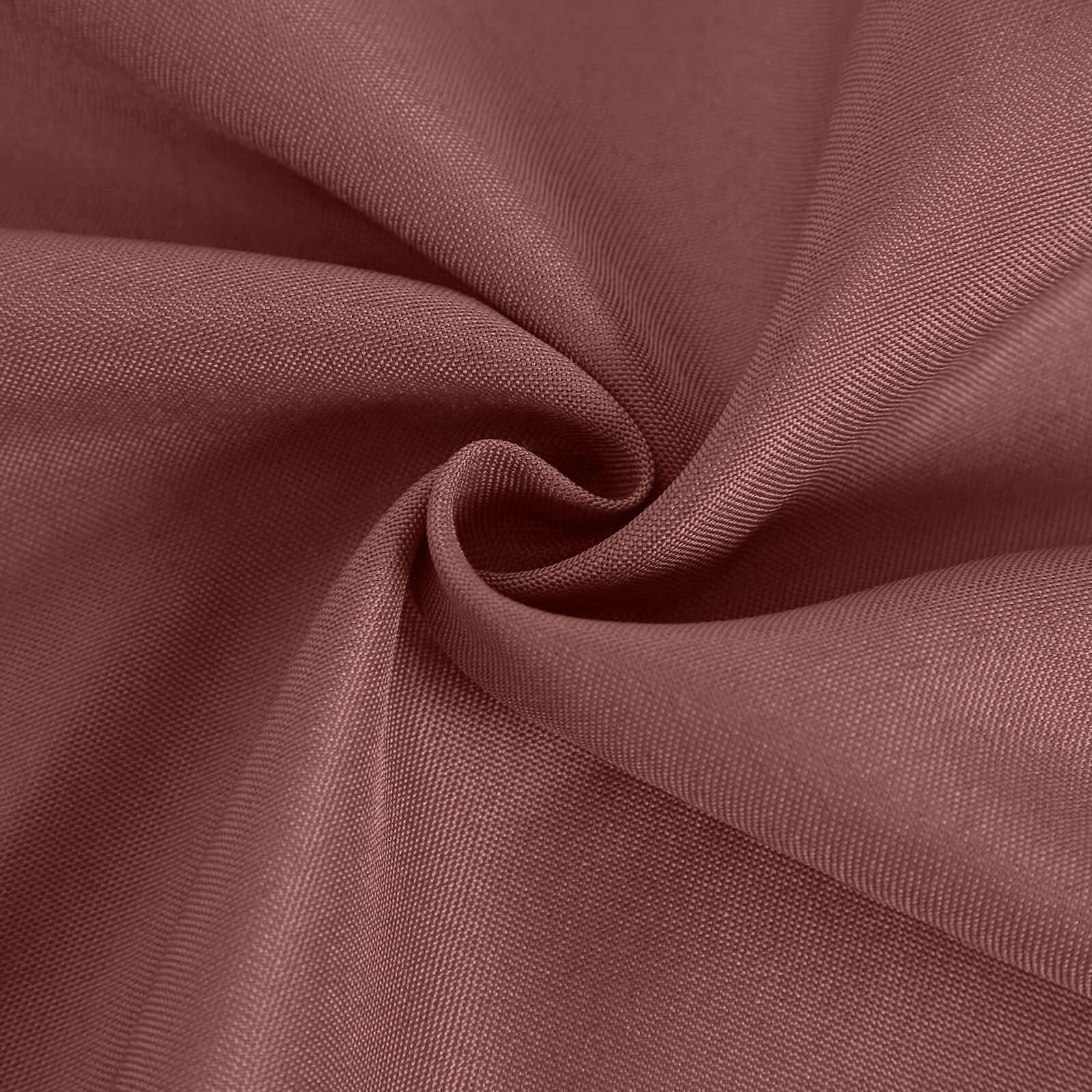 Wrinkle-Resistant & Durable 54x54 Polyester Square Tablecloth in Cinnamon Rose