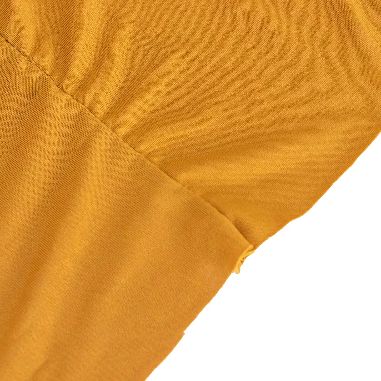 Stylish Gold Spandex Table Skirt with Wavy Effect for Weddings, Banquets & Shows