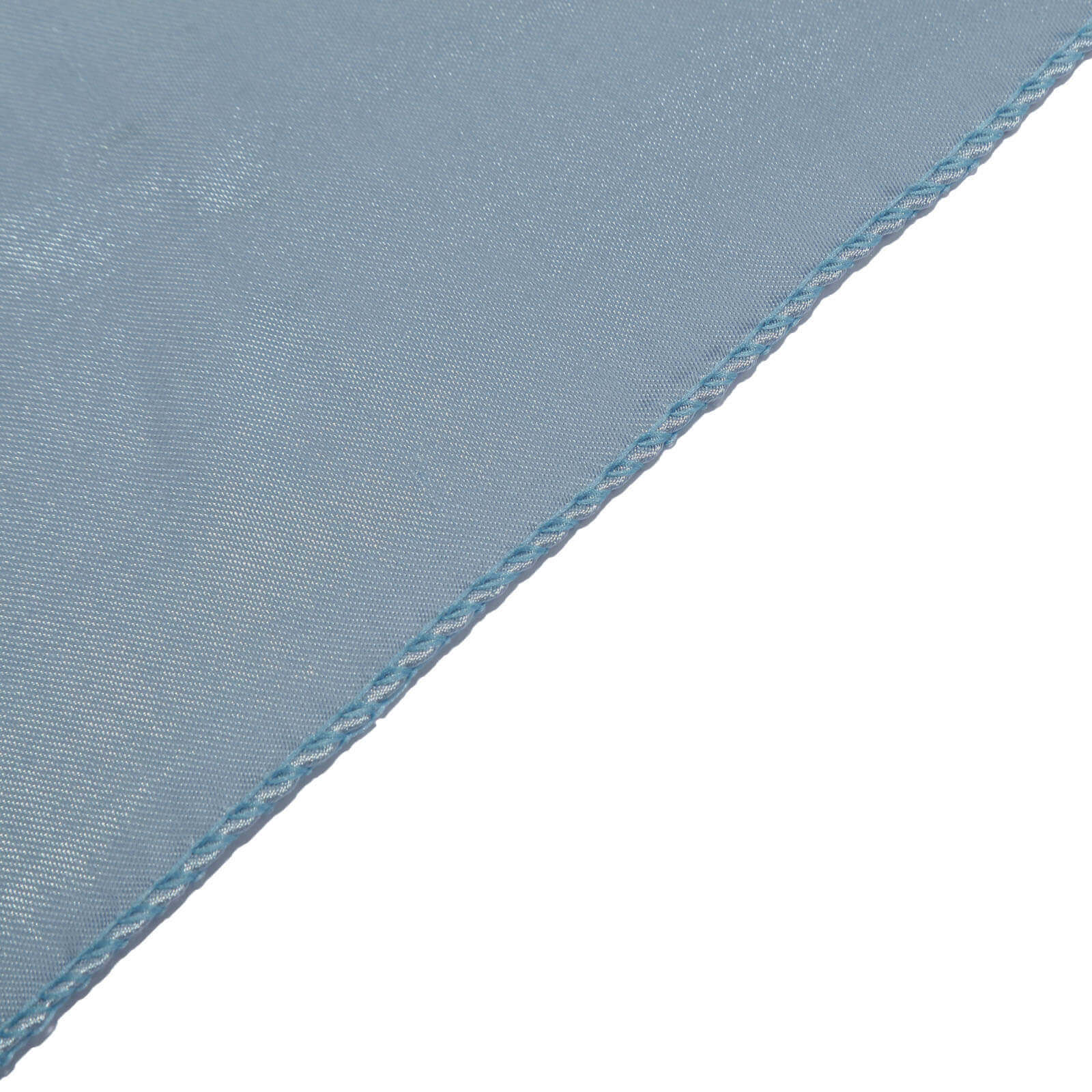Hot Sale! Dusty Blue Satin Square Table Overlay 60x60 - Smooth and Silky Table Cover