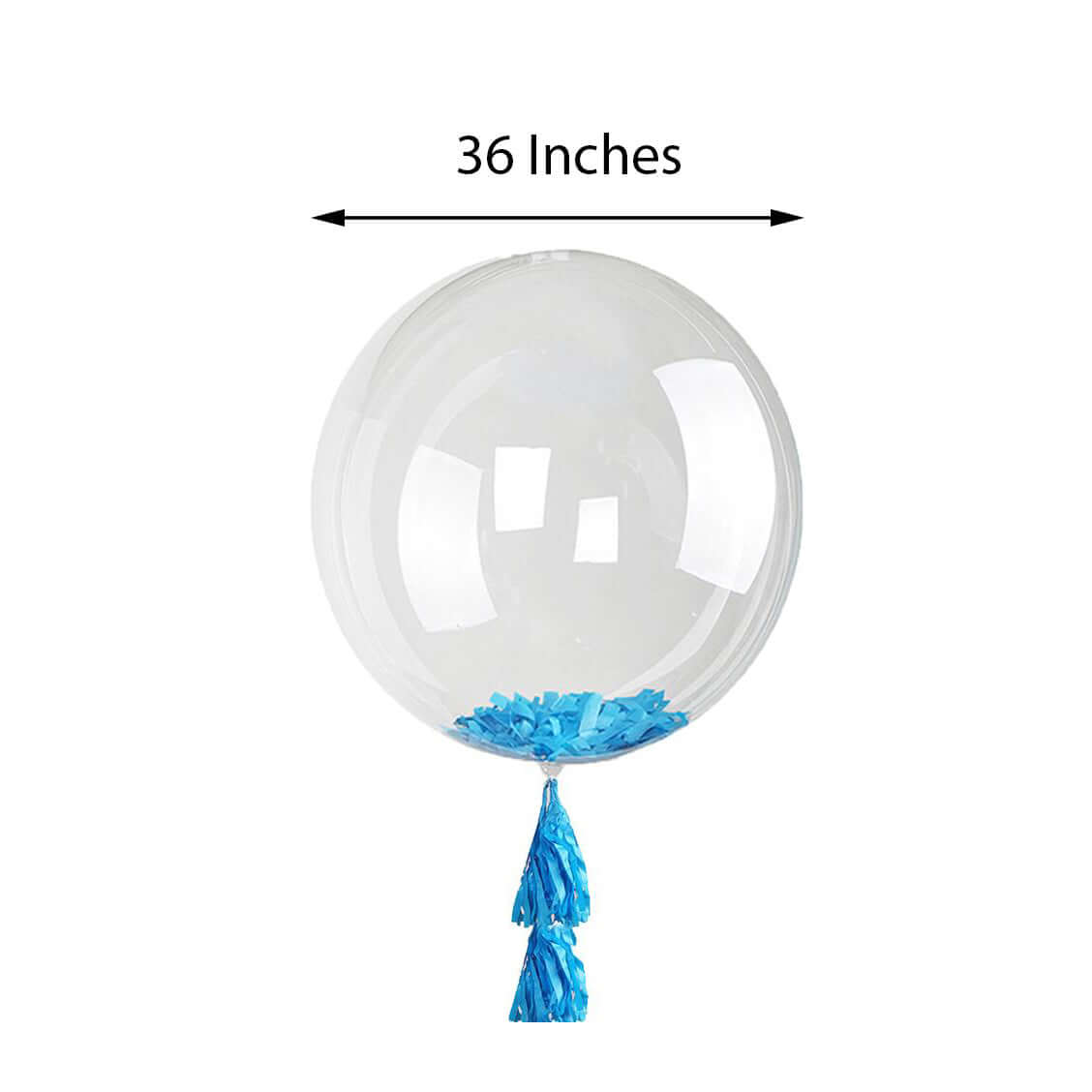 36-Inch Clear PVC Bubble Balloon - Superior Quality