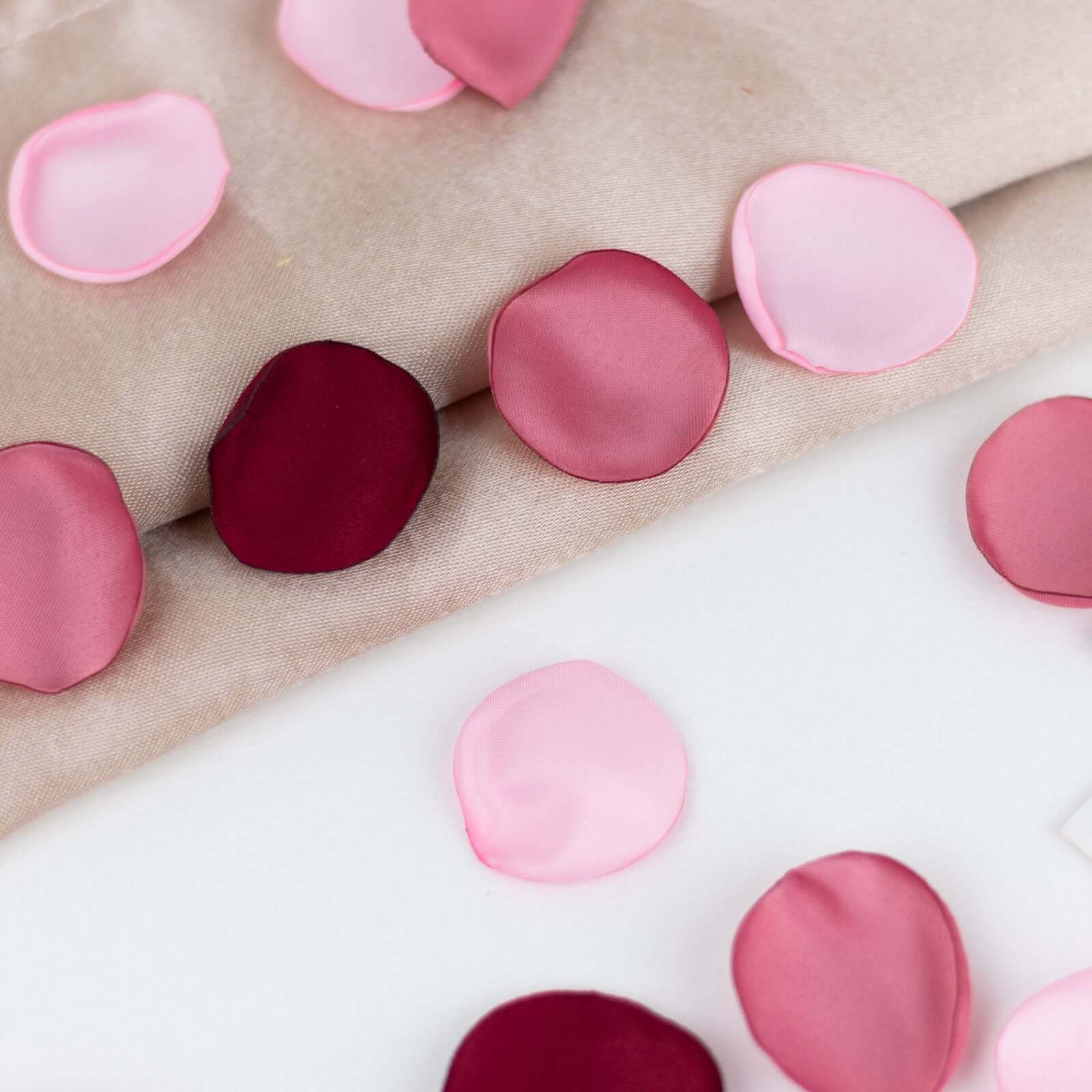 400-Pack Realistic Dusty Rose Silk Rose Petals for Event Decor