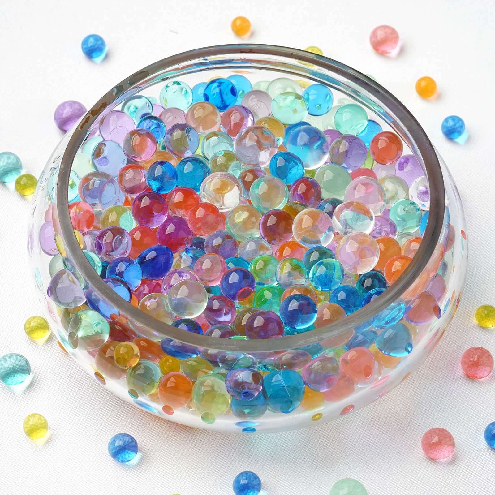 10g Clear Large Nontoxic Water Gel Beads - Ideal Vase Filler for Floating Candles & Floral Displays