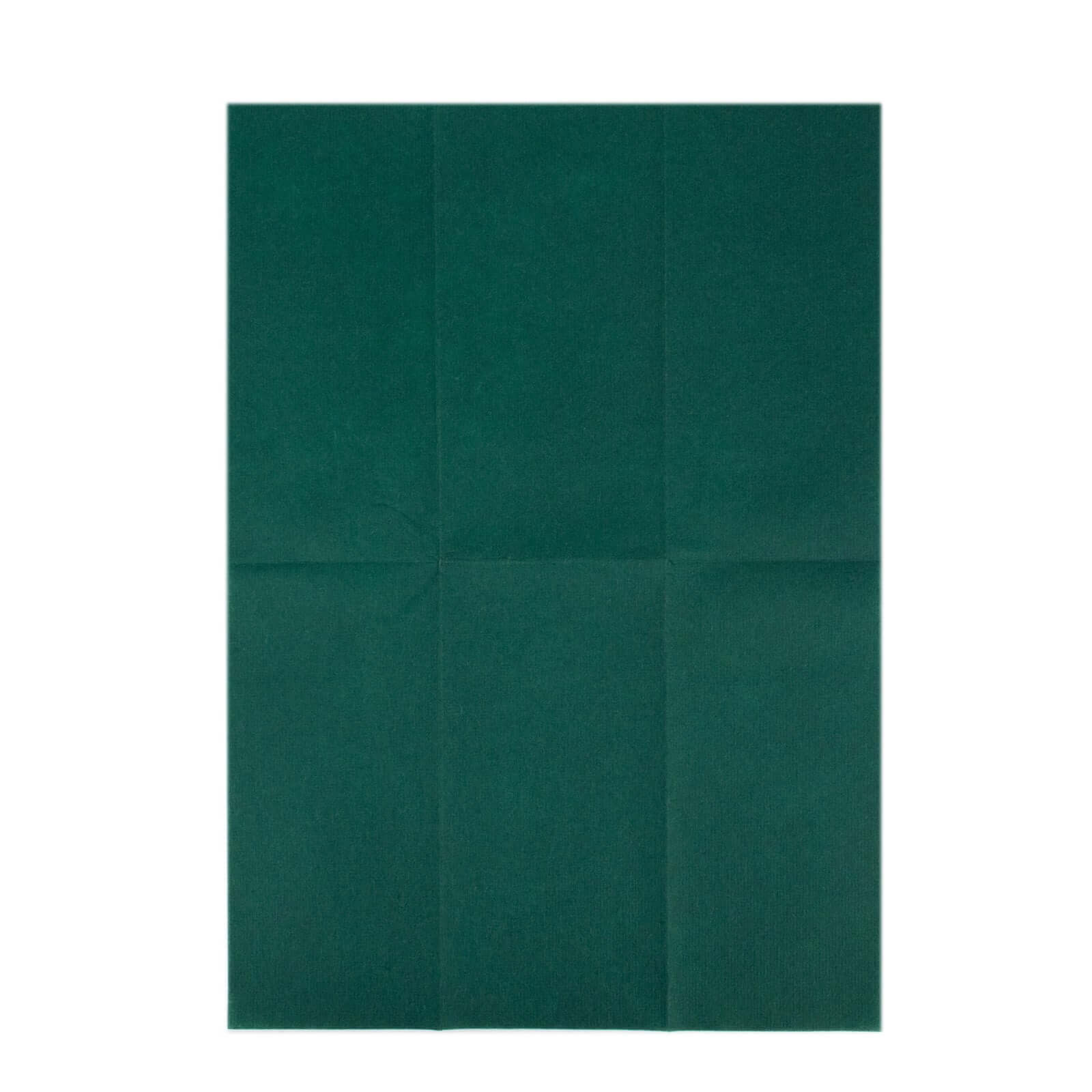 20-Pack Hunter Emerald Green Linen-Like Airlaid Disposable Napkins - Highly Absorbent!