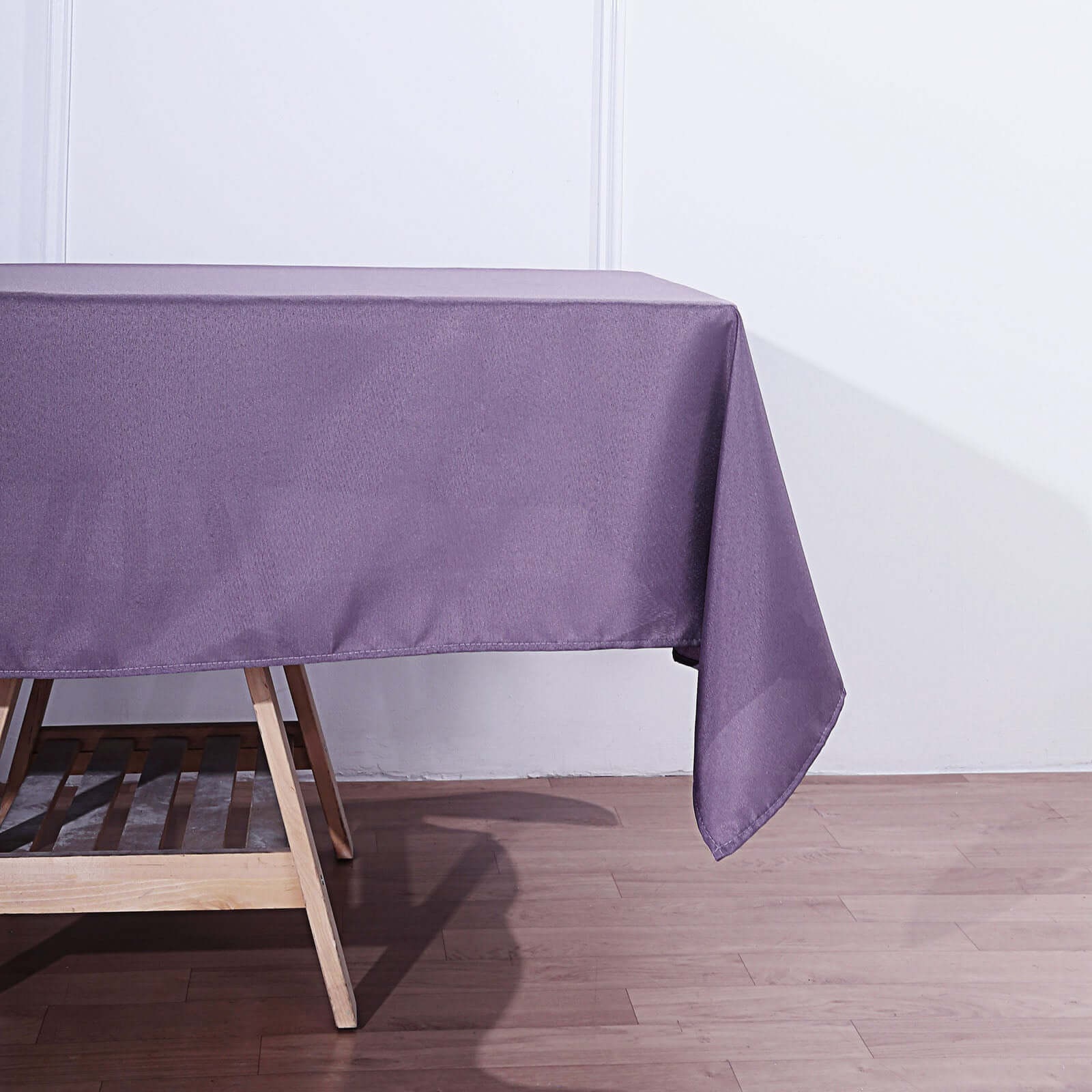 Stylish & Durable Violet Amethyst Polyester 60x102 Rectangle Tablecloth - Great Deal