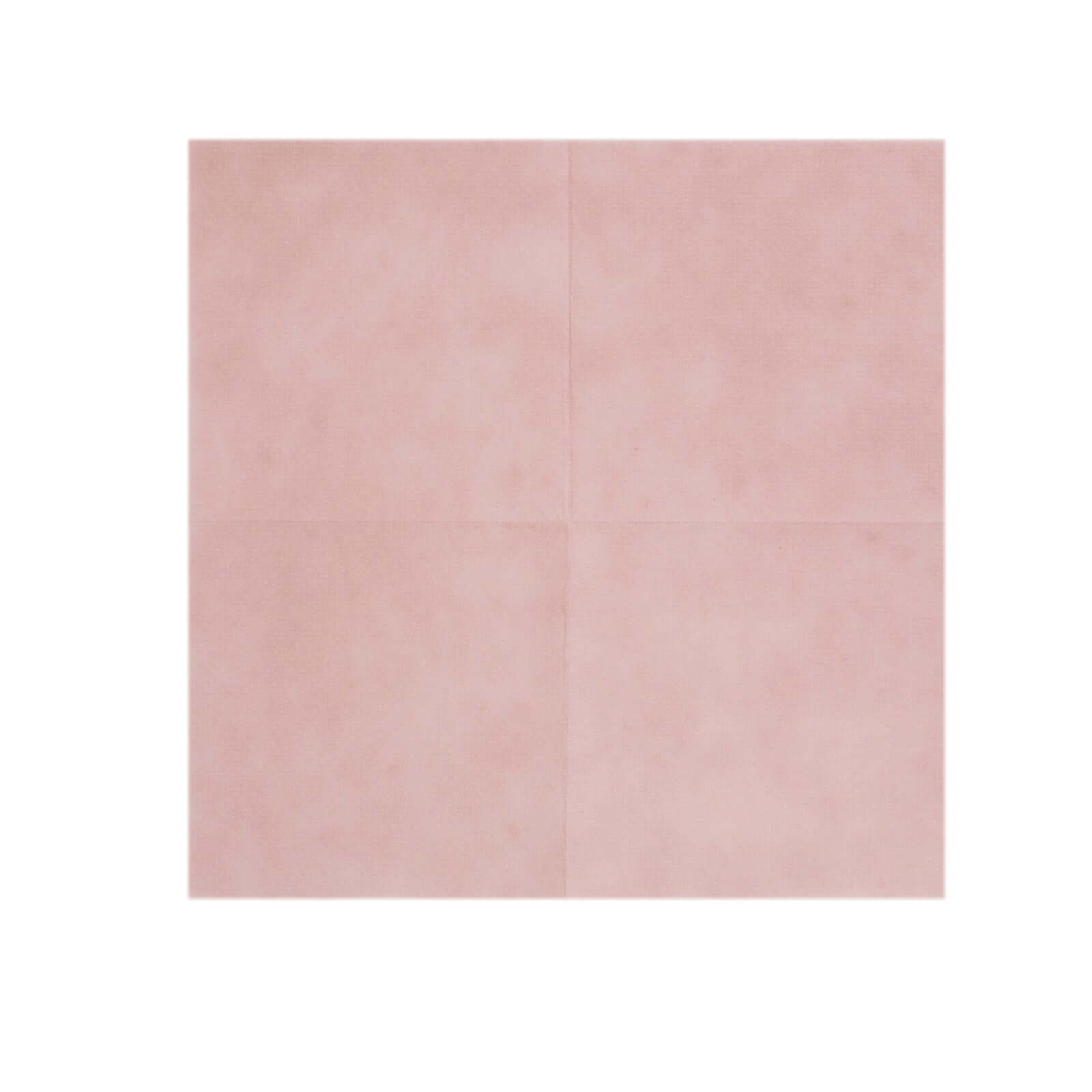 20-Piece Set of Soft Dusty Rose 5x5 Airlaid Napkins - Super Absorbent