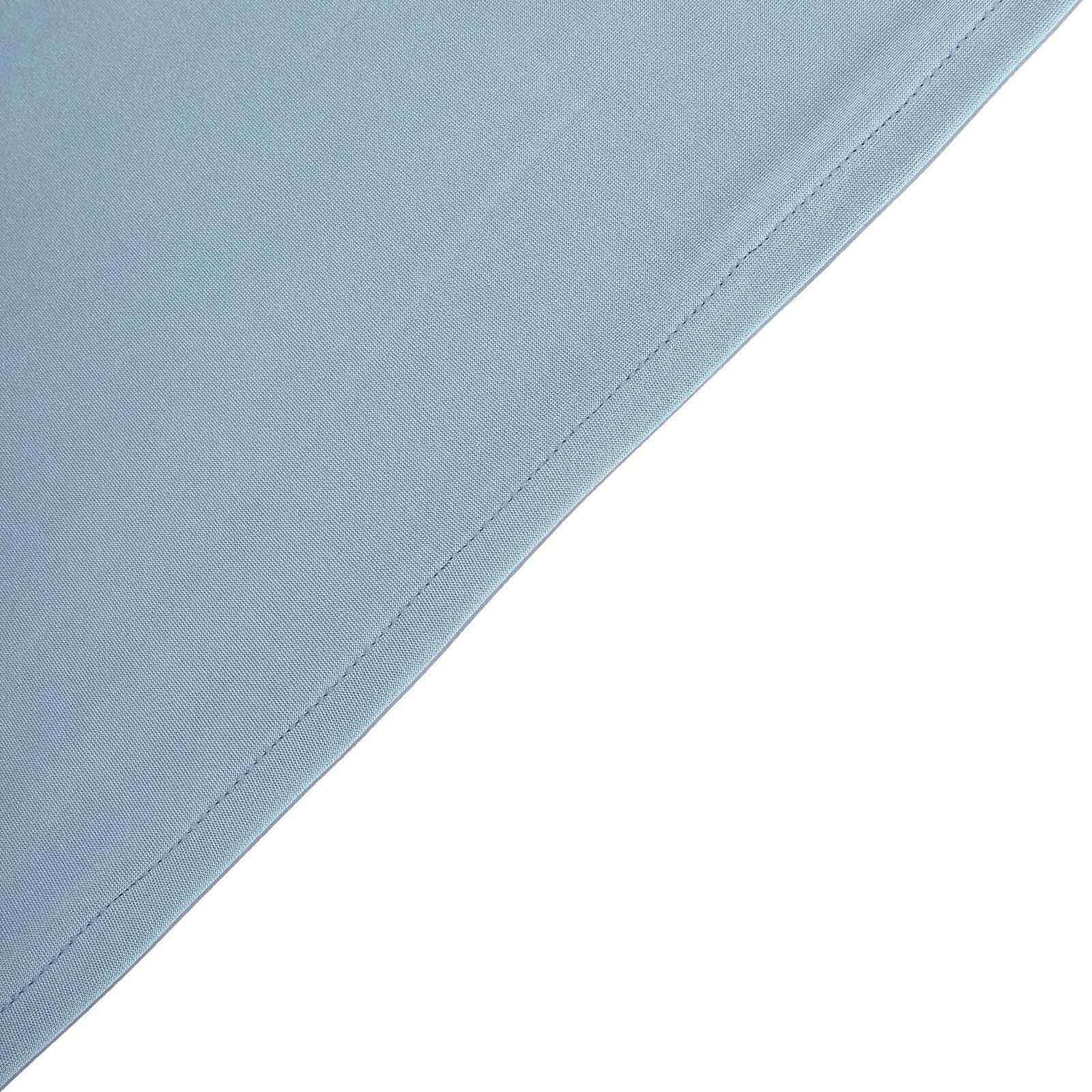 Durable 6ft Dusty Blue Stretch Spandex Rectangle Tablecloth for Events