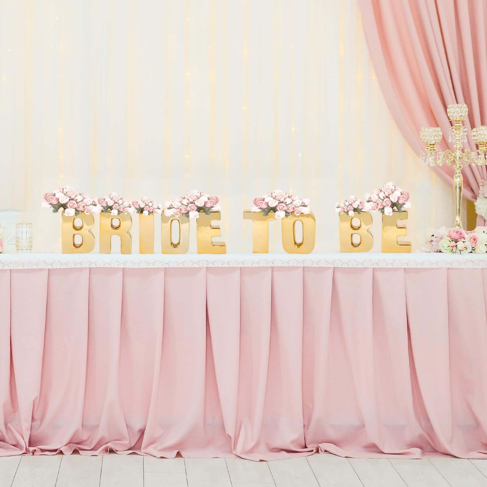 Gold Plated Shiny Ceramic Alphabet Letter Z Vase - Ideal Chic Bud Planter for Events and Decor