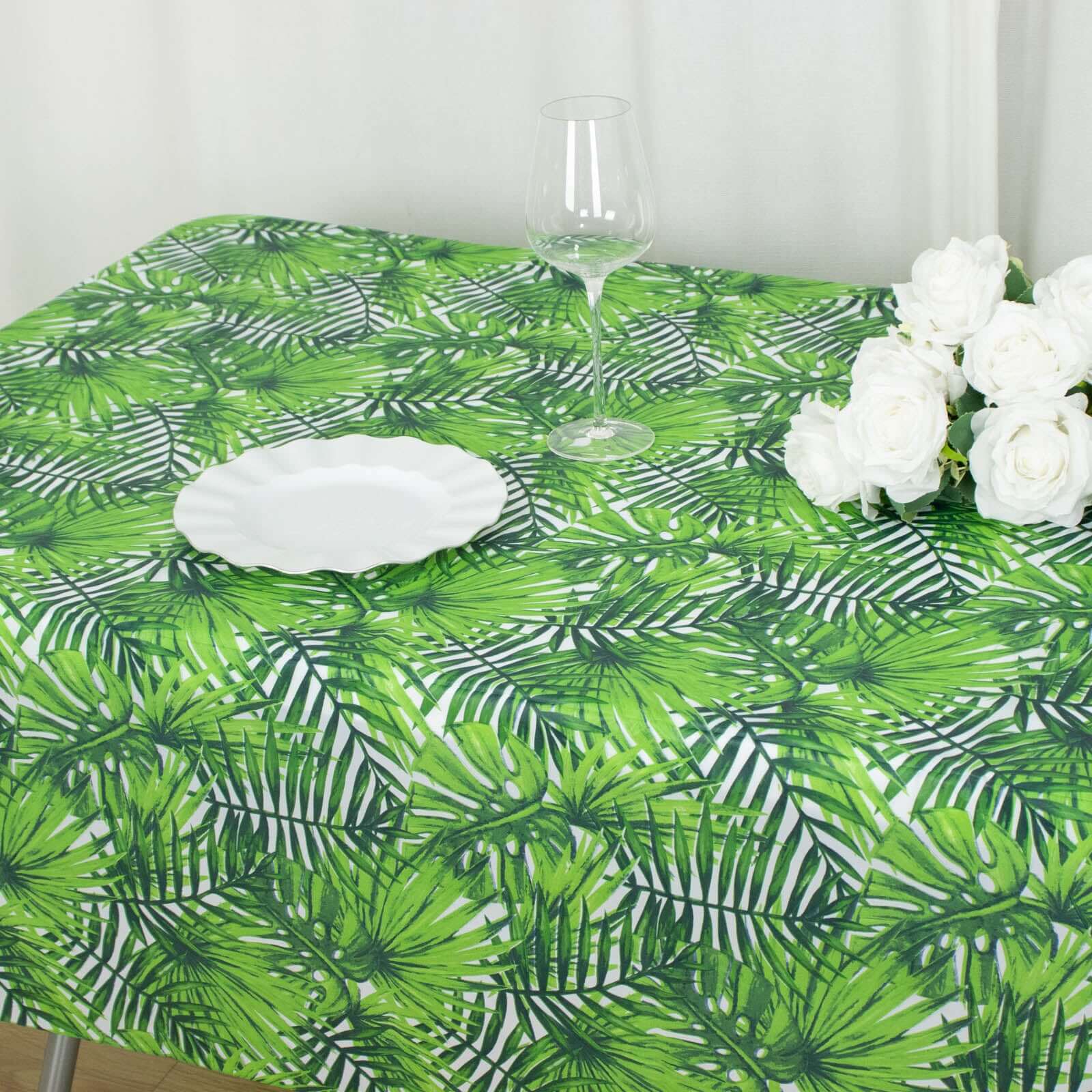 5-Pack Disposable PVC Animal Theme Rectangle Table Covers - Perfect for Safari Parties