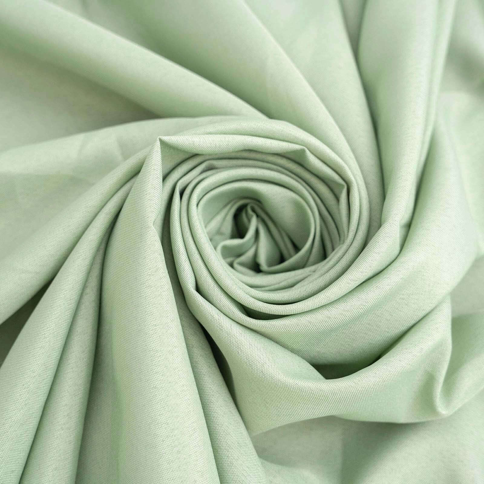 Durable and Stylish Sage Green Polyester 60x102 Rectangle Table Cover