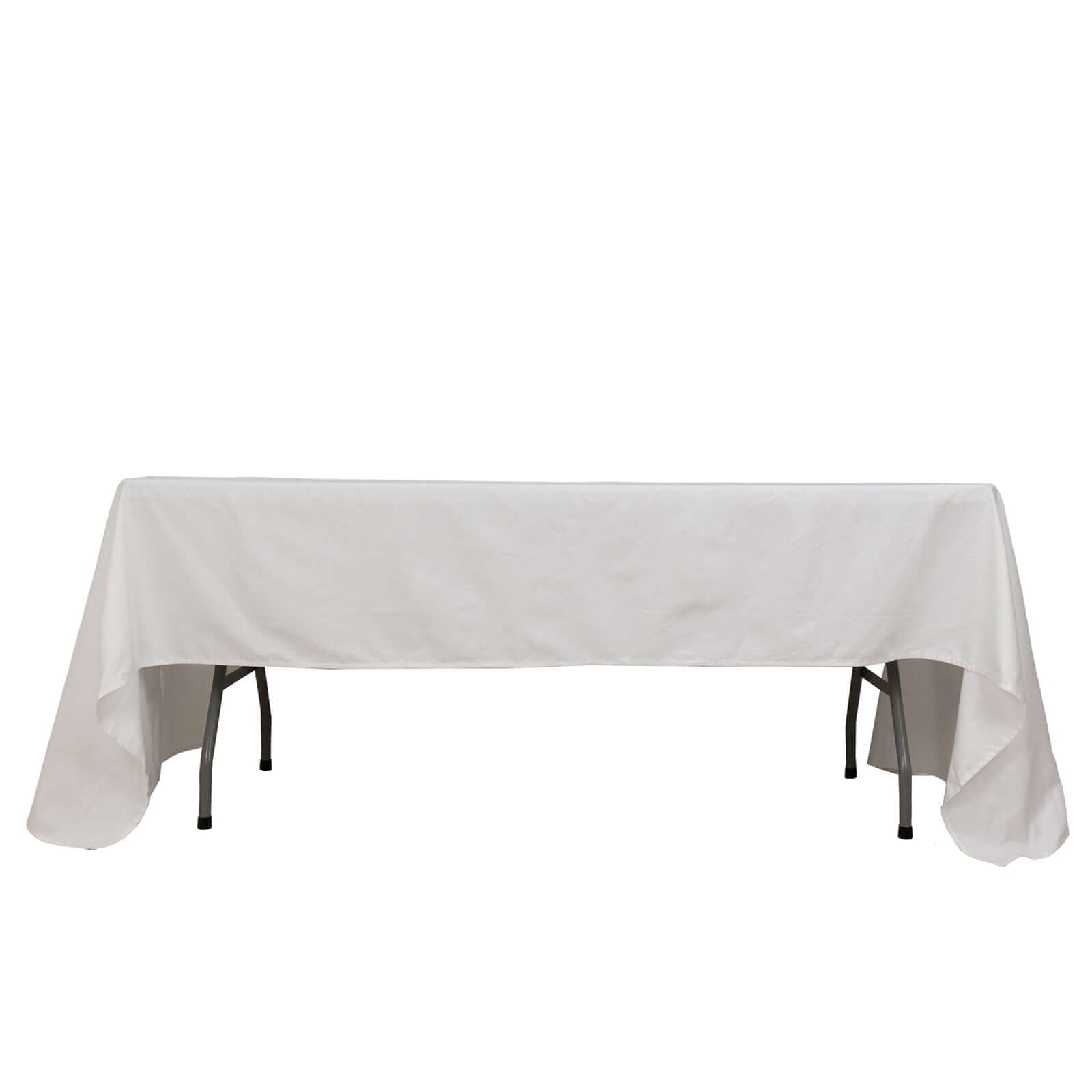 Exclusive White 100% Cotton Rectangle Tablecloth - Soft, Breathable & Elegant