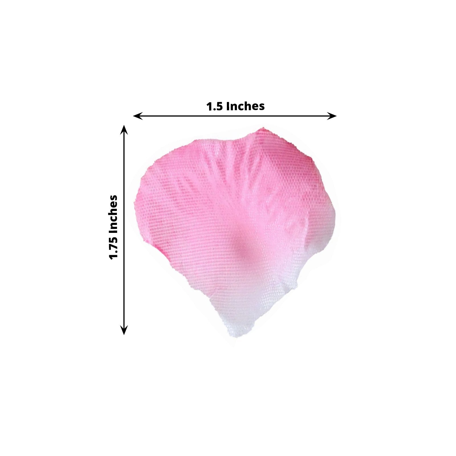 Hot Sale! 500-Piece Set of White and Pink Silk Rose Petal Confetti for Table and Floor Decor