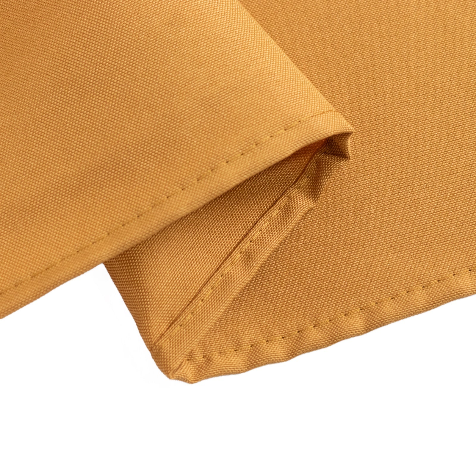 Gold 70x70 Premium Polyester Wrinkle-Resistant Table Overlay - Ideal for Stylish Events