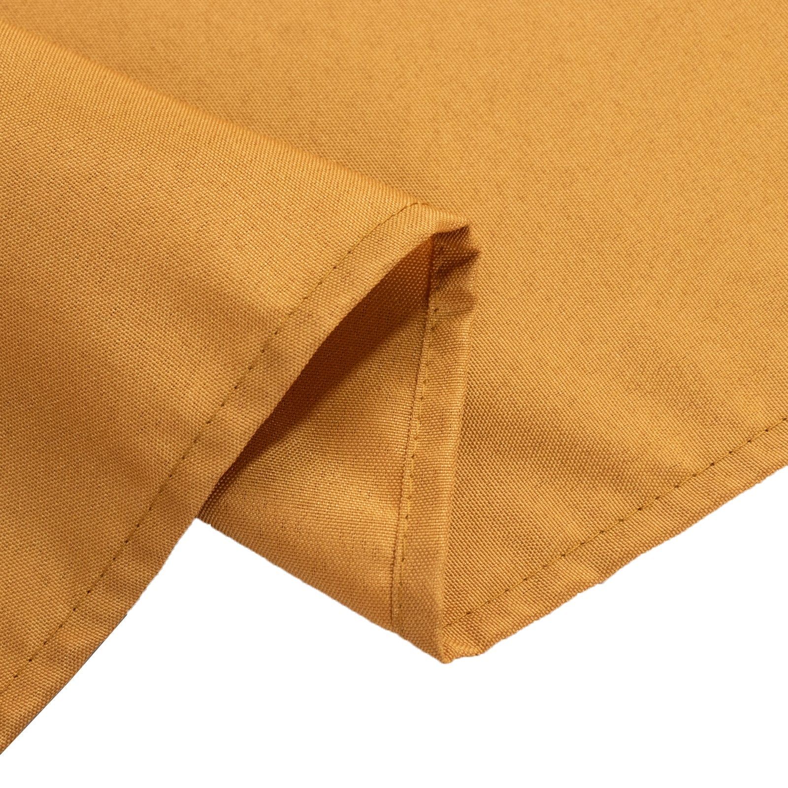 Exclusive Gold Seamless 220GSM Stain-Resistant Premium Polyester Rectangle Tablecloth for Classy Events