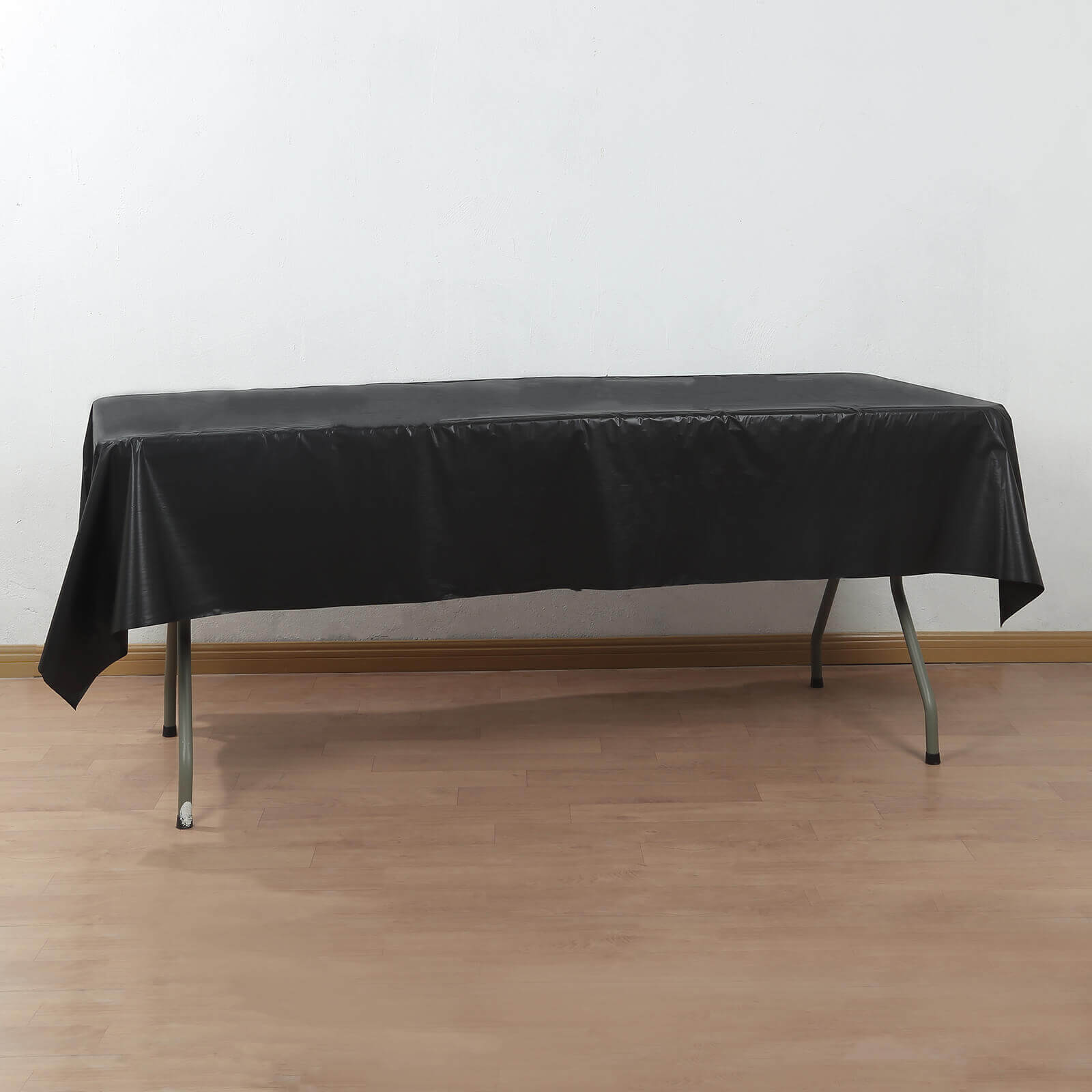 Customizable Black Plastic Table Cover Roll with Slide Cutter - 54x300ft, High-Quality Deal