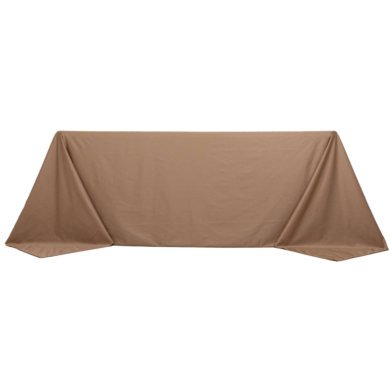 Wrinkle-Free, Stain-Resistant Nude Premium Scuba 90x132 Rectangular Tablecloth