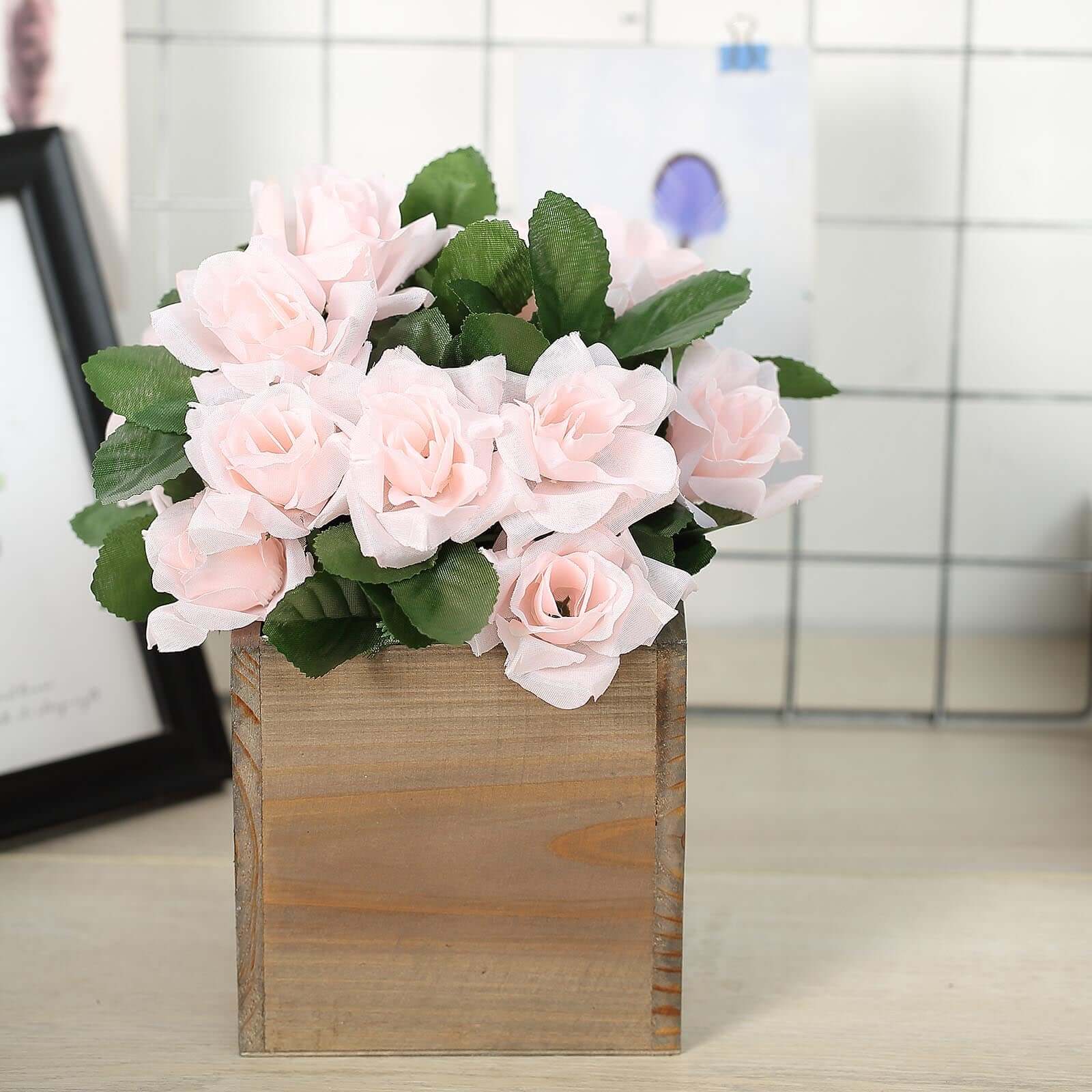Exclusive 2-Pack Set of 5ft Natural Square Wood Planter Boxes with Removable Plastic Liners