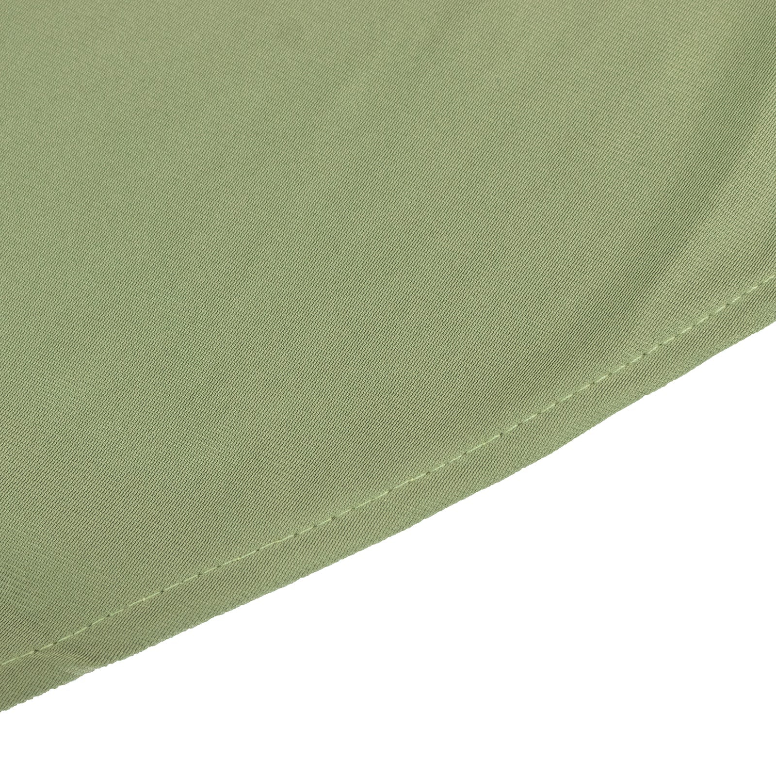 Exclusive Premium Wrinkle-Free & Stain-Resistant Scuba Round Tablecloth in Dusty Sage Green, 108"