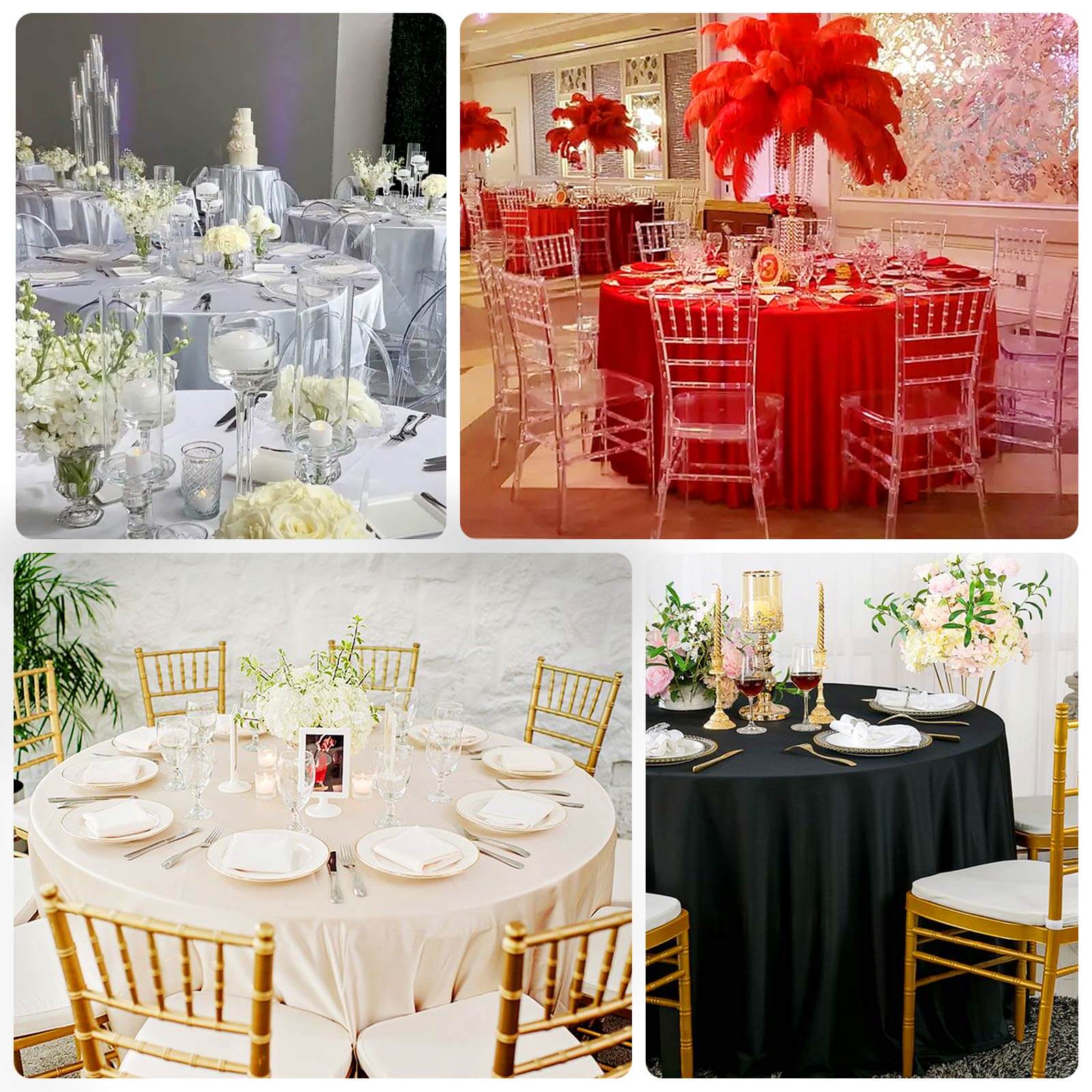 Luxury Burgundy 108-Inch Round Scuba Tablecloth - Anti-Wrinkle & Stainproof