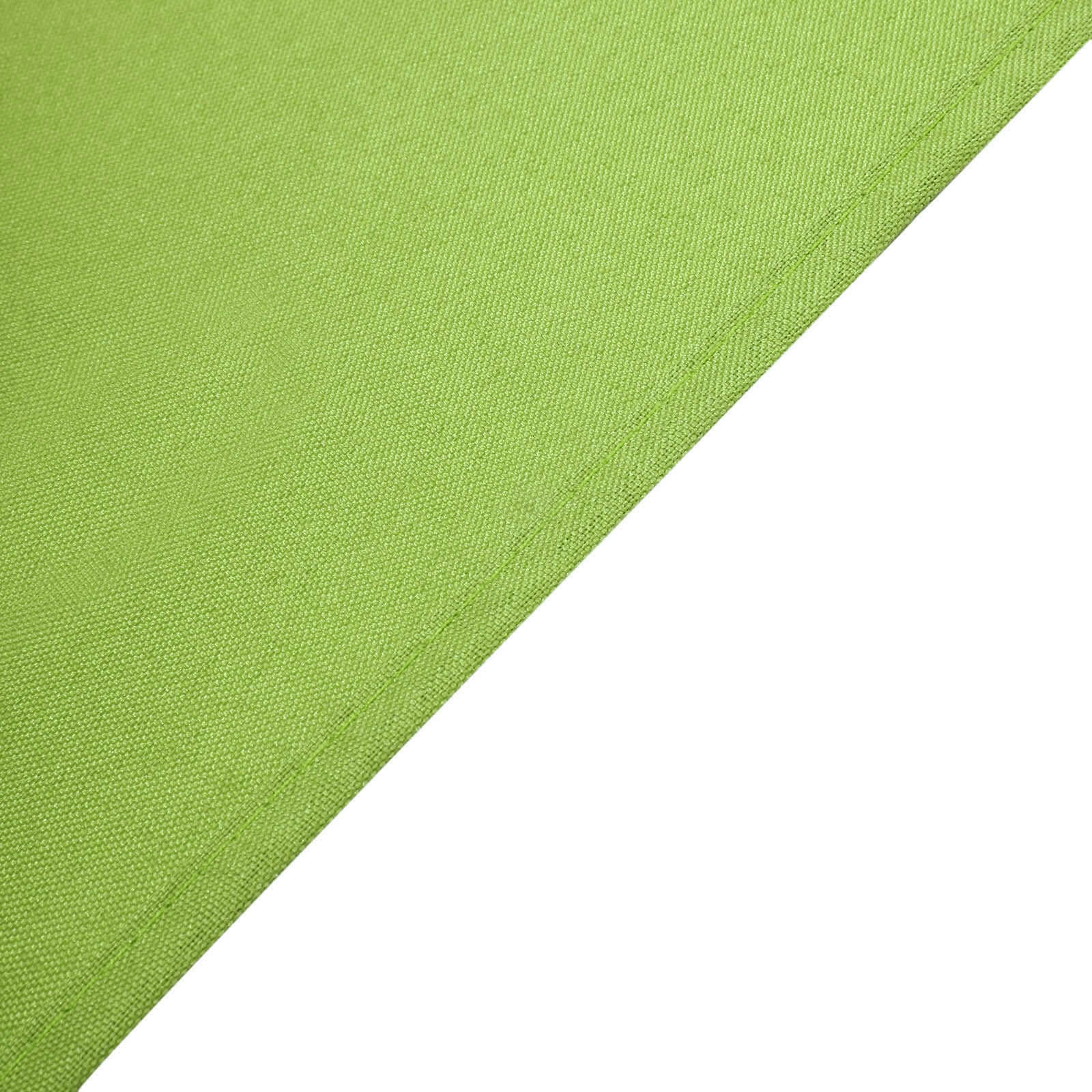 Wrinkle-Resistant & Durable 54x54 Polyester Square Tablecloth in Apple Green - Ideal for Events