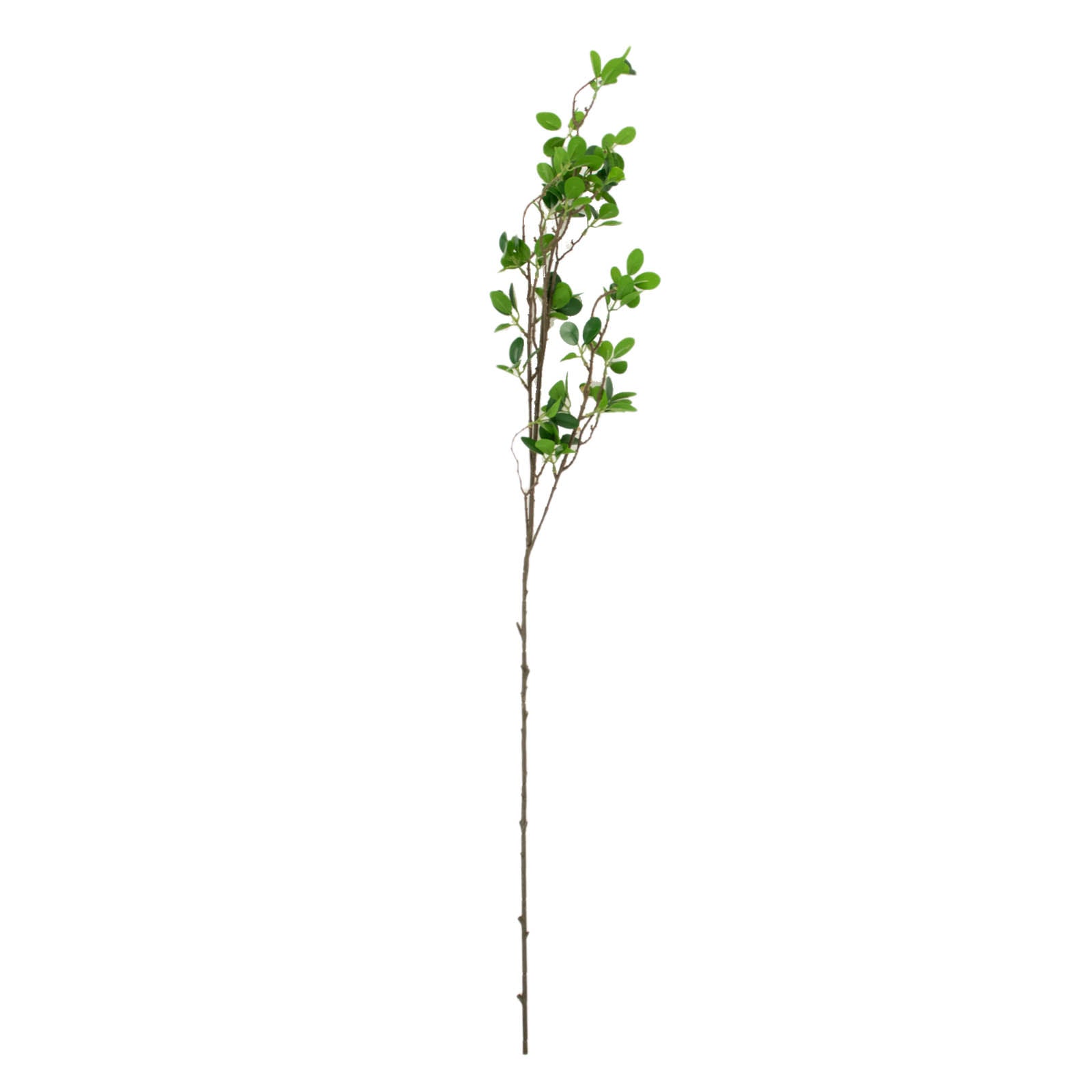 3-Pack 43" Faux Ficus Green Leaf Branches - Realistic & Flexible