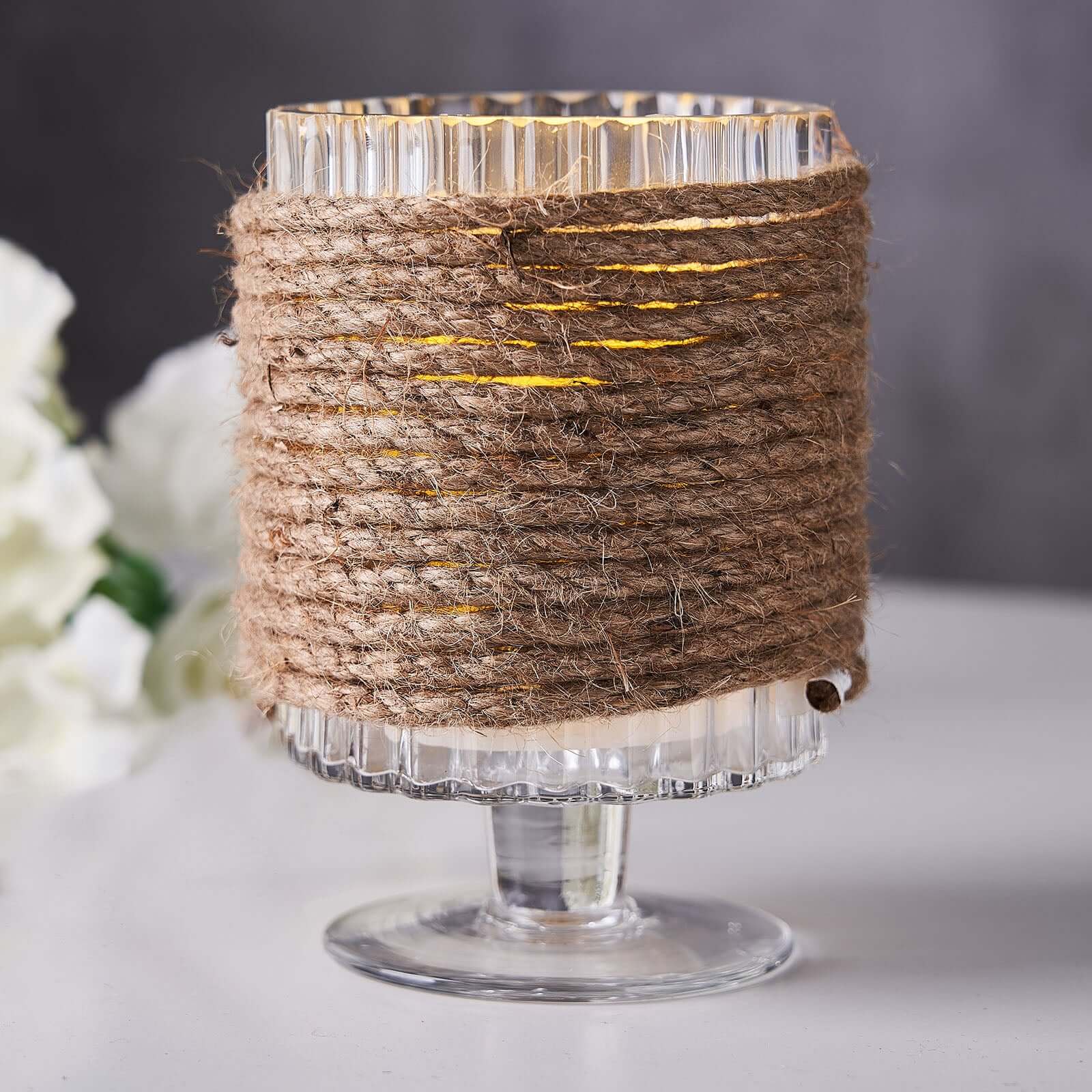 33-Foot 8mm All-Natural Jute Rope for DIY Crafts and Decor