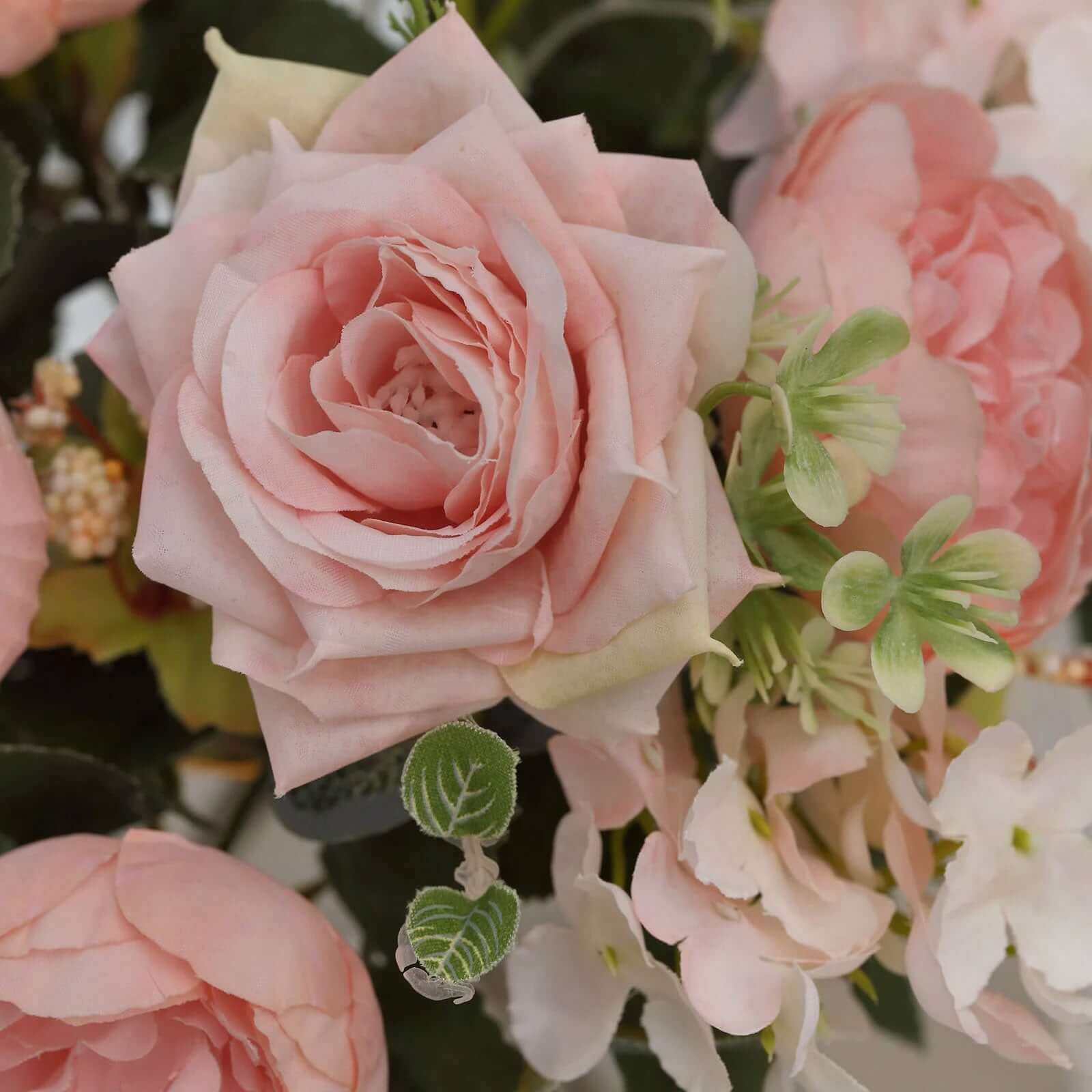 Hot Deal! 2 Pack Blush Silk Artificial Rose & Peony Floral Arrangements for Weddings and Home Decor