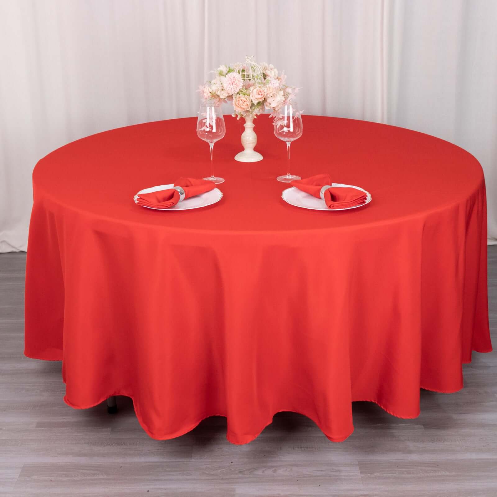 Hot Sale! Wrinkle-Resistant 220GSM Red Premium Polyester 108