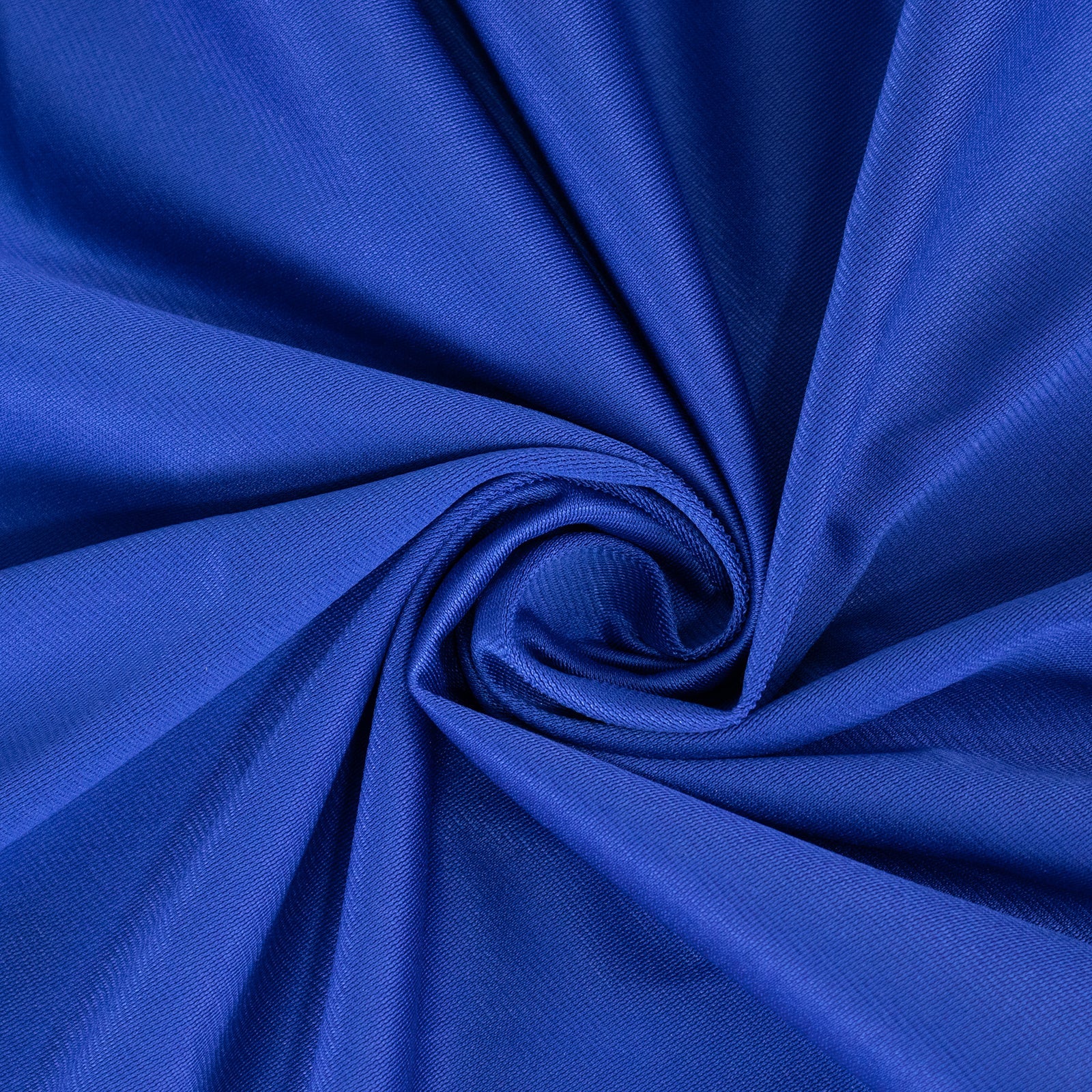 Exclusive Premium Royal Blue Scuba Round 108 Tablecloth - Stain & Wrinkle Free