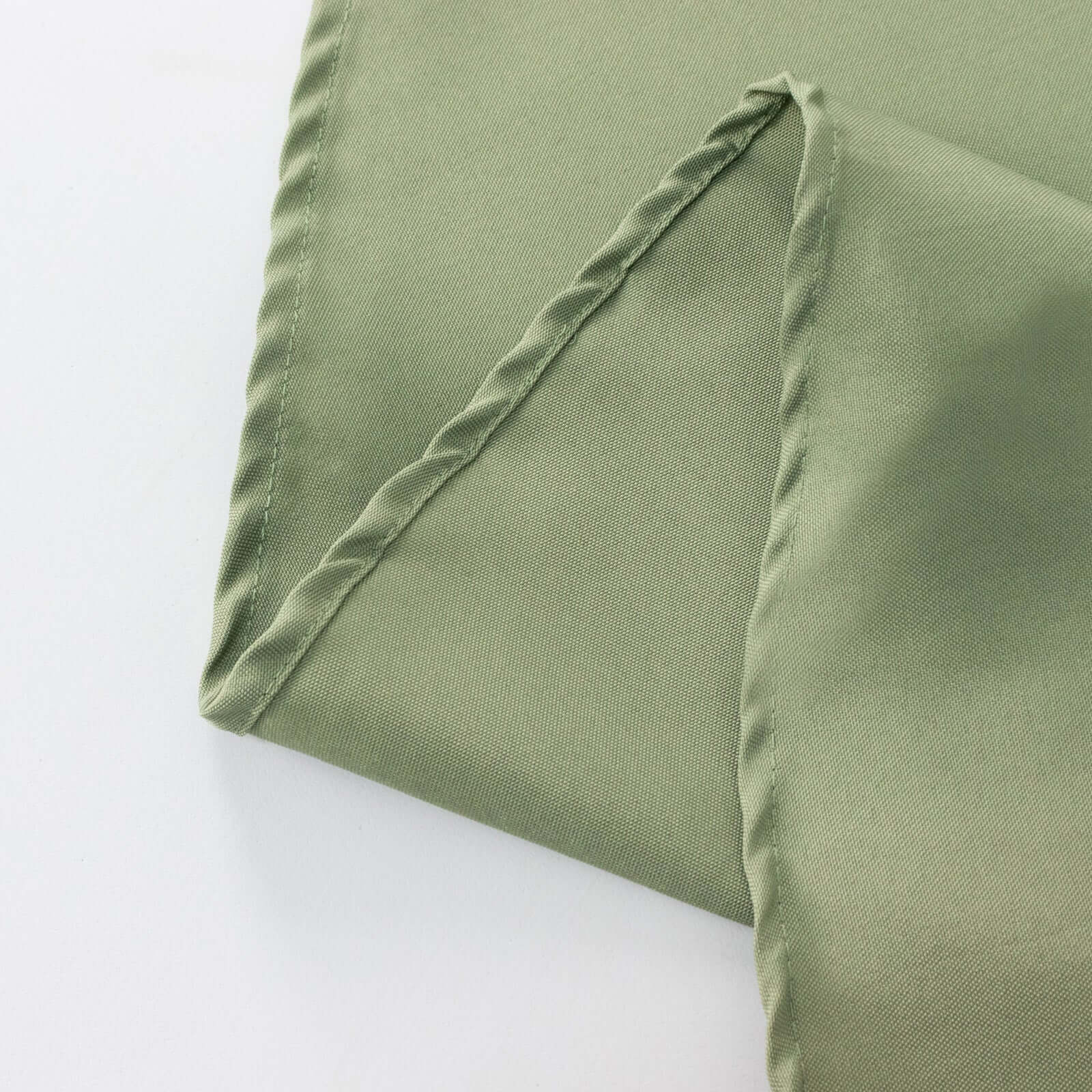 90-Inch Dusty Sage Green Premium Polyester Round Tablecloth - Stain & Wrinkle Resistant, 220GSM