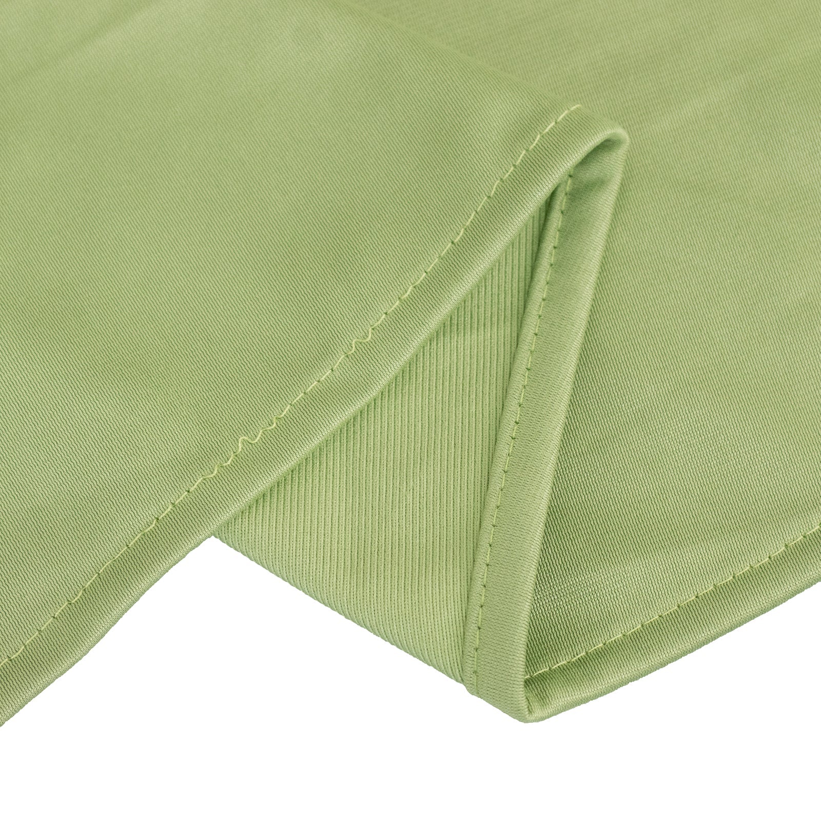 Sage Green 108' Premium Scuba Round Tablecloth - Stain & Wrinkle Resistant
