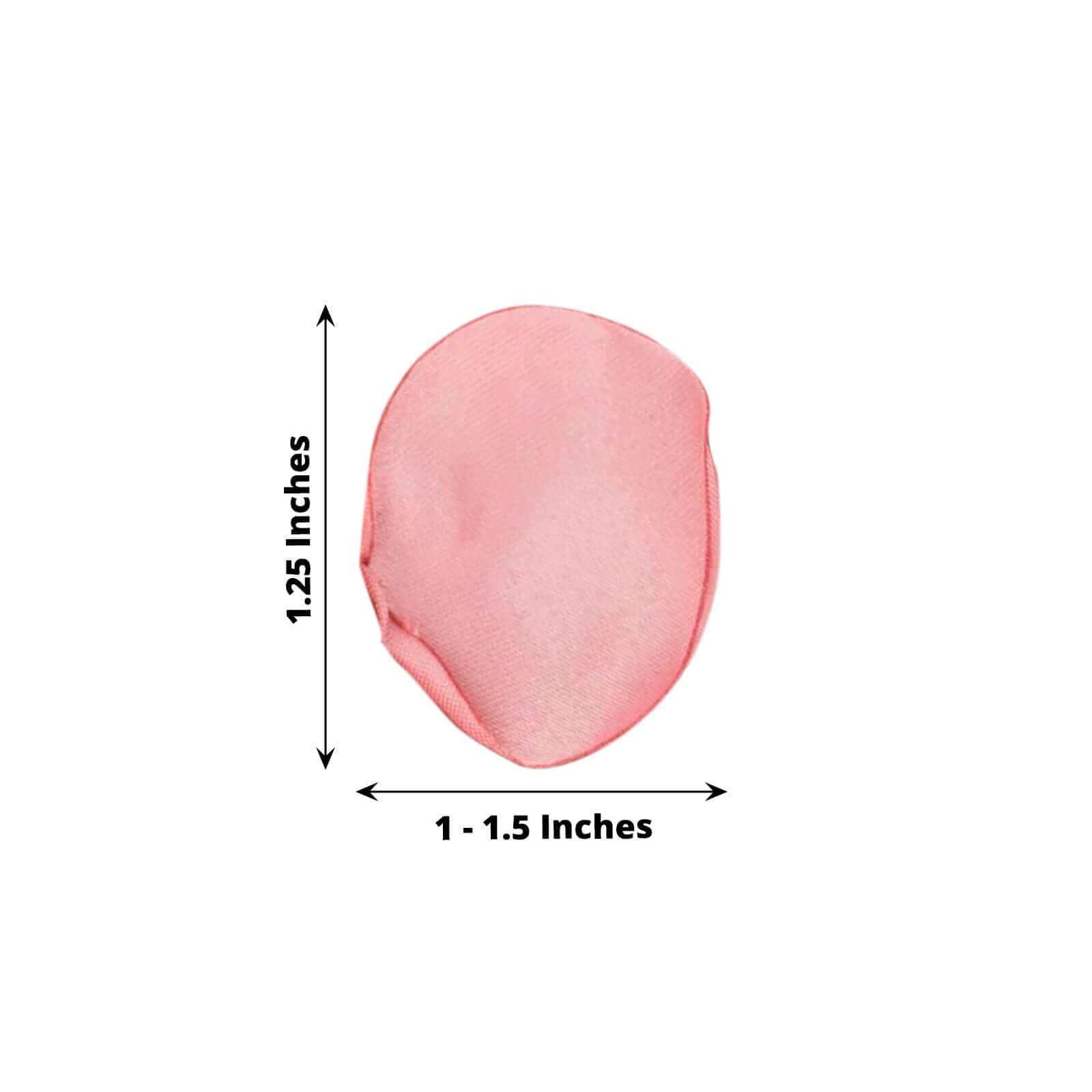 400-Pack Dusty Rose Matte Silk Round Rose Petal Confetti - Ideal for Events