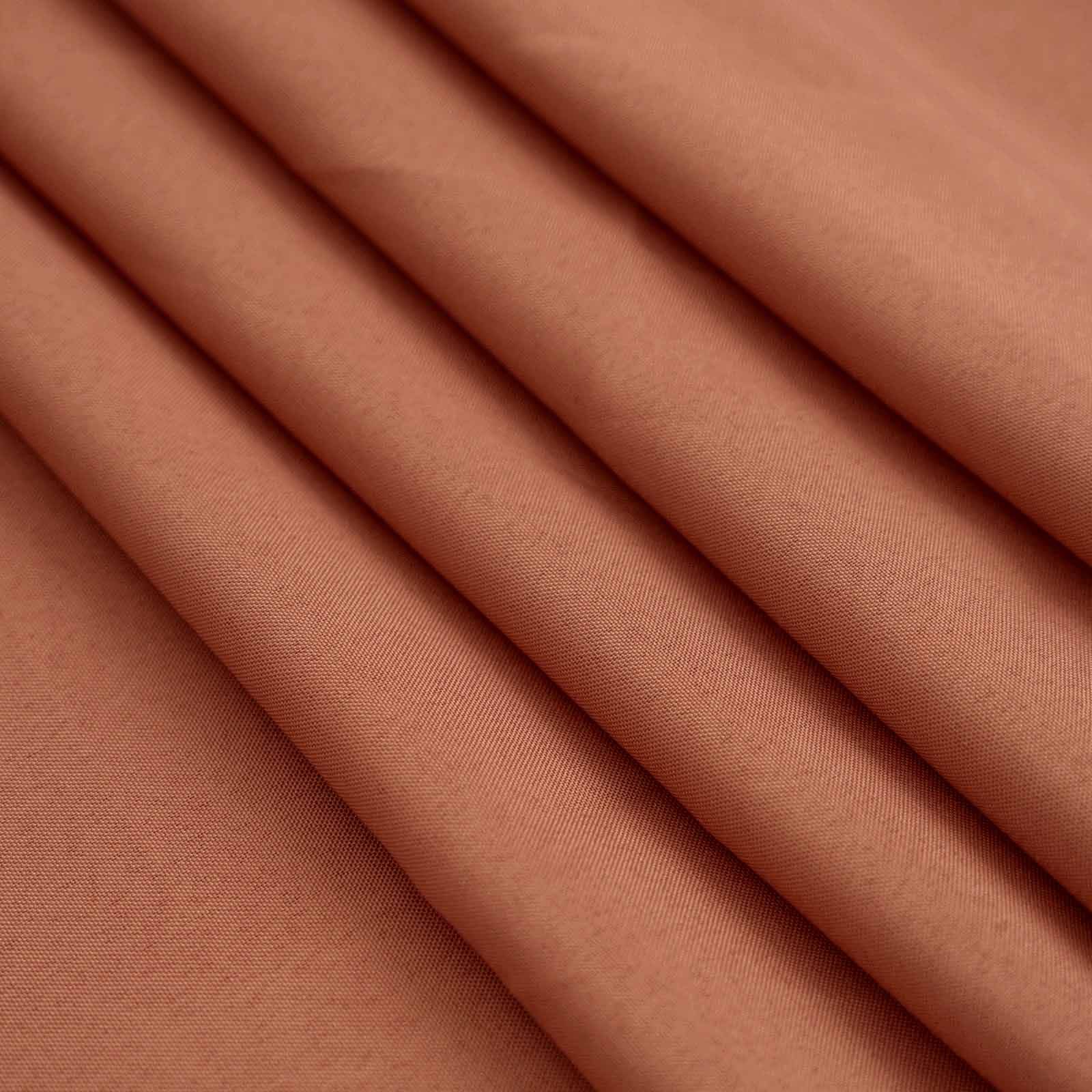 Wrinkle-Resistant & Durable 70x70 Polyester Square Table Overlay in Terracotta (Rust)