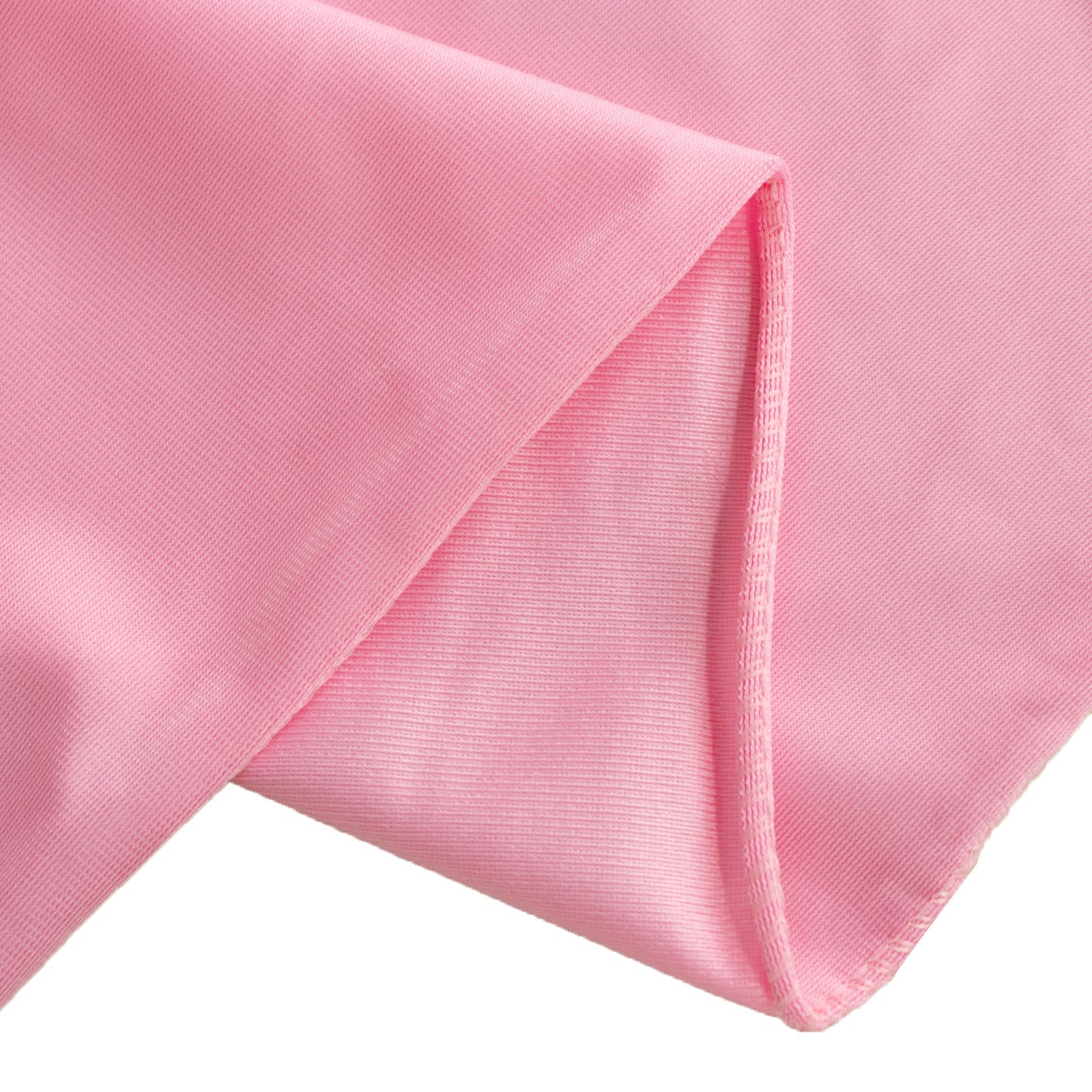 Pink Premium Wrinkle-Free & Stain-Resistant 70x70 Scuba Square Table Overlay