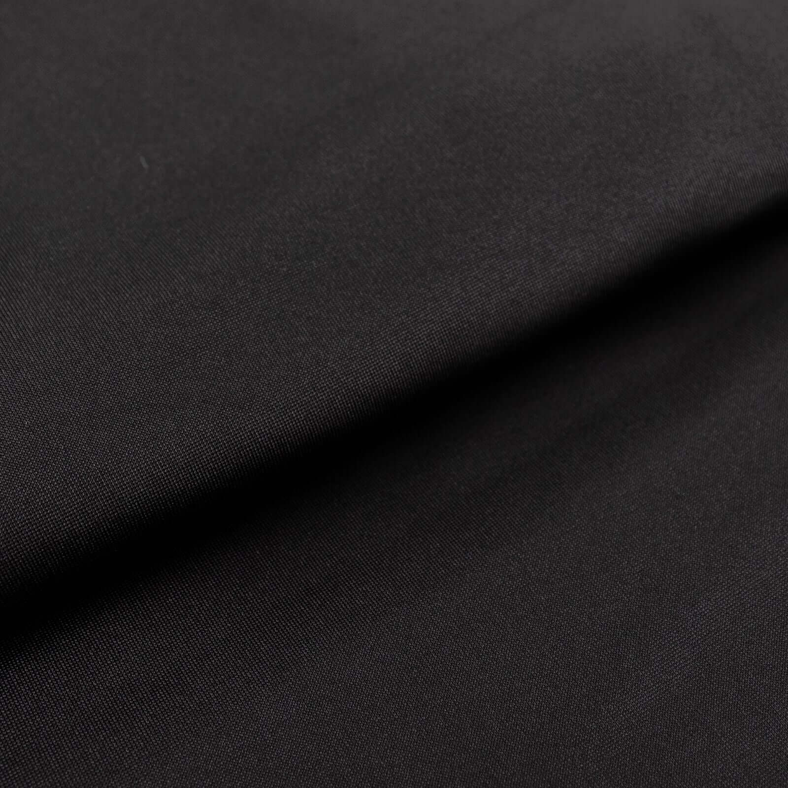 Premium Black Spandex 4-Way Stretch Fabric Roll for DIY Crafts - 60 Inches by 10 Yards