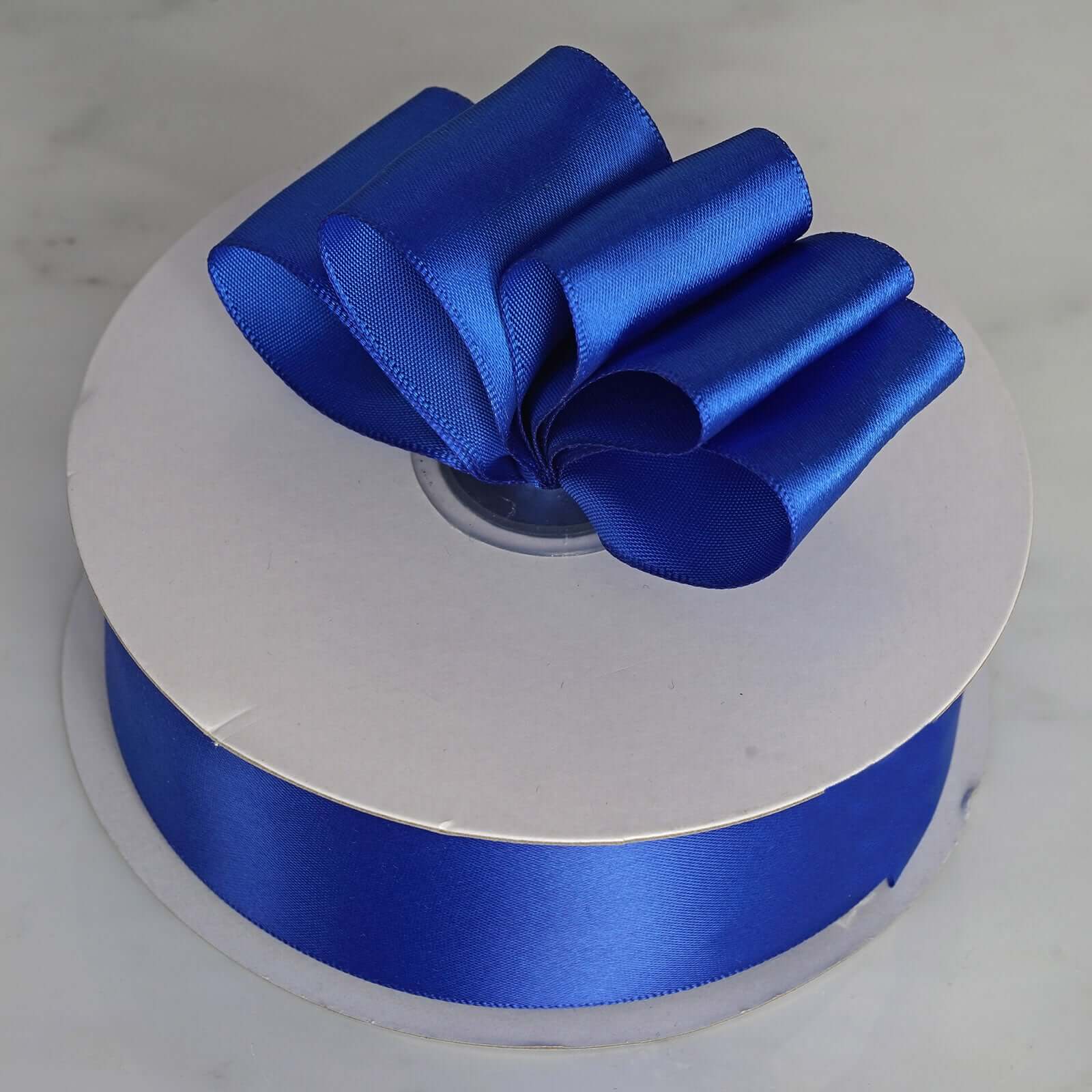 50-Yard 1.5" Royal Blue Single-Face Satin Decorative Ribbon - Ideal for Events