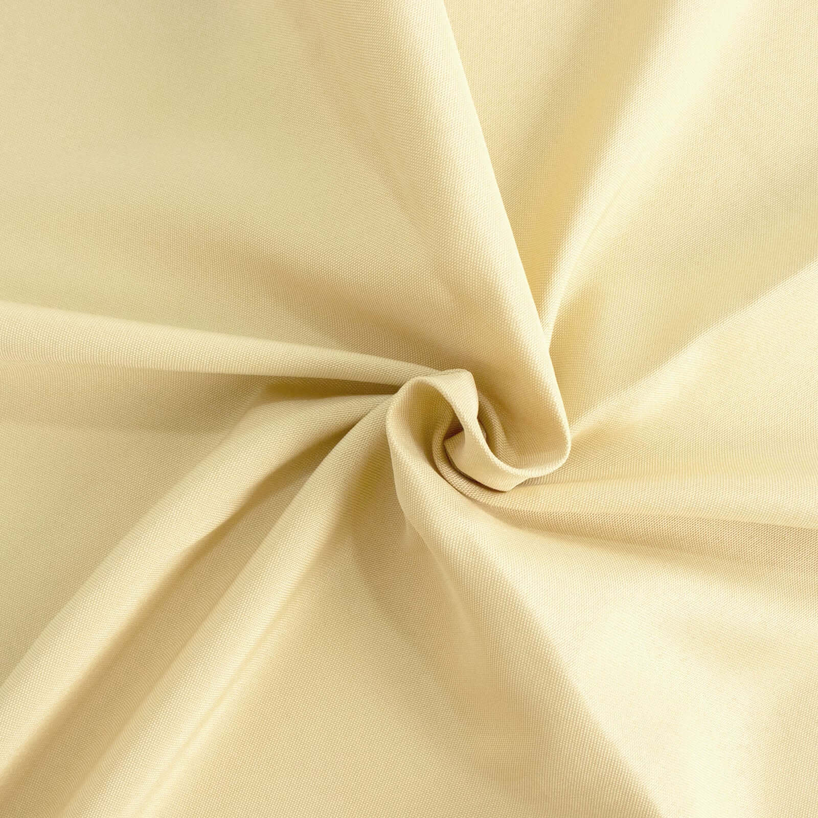 Exclusive 90" Champagne Round Tablecloth - Premium Polyester, Stain & Wrinkle Resistant
