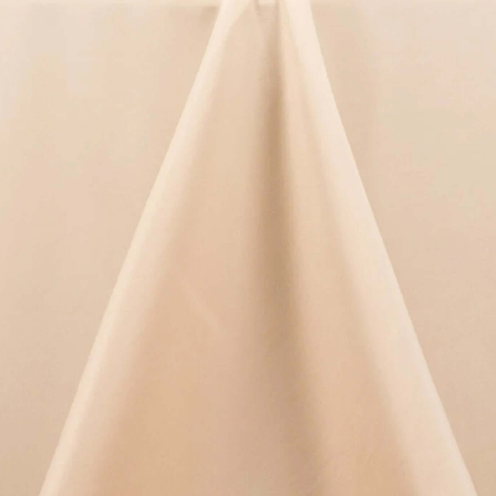 Exclusive Offer! Beige 90x132 Rectangle Premium Polyester Seamless 220GSM Stain-Resistant Tablecloth