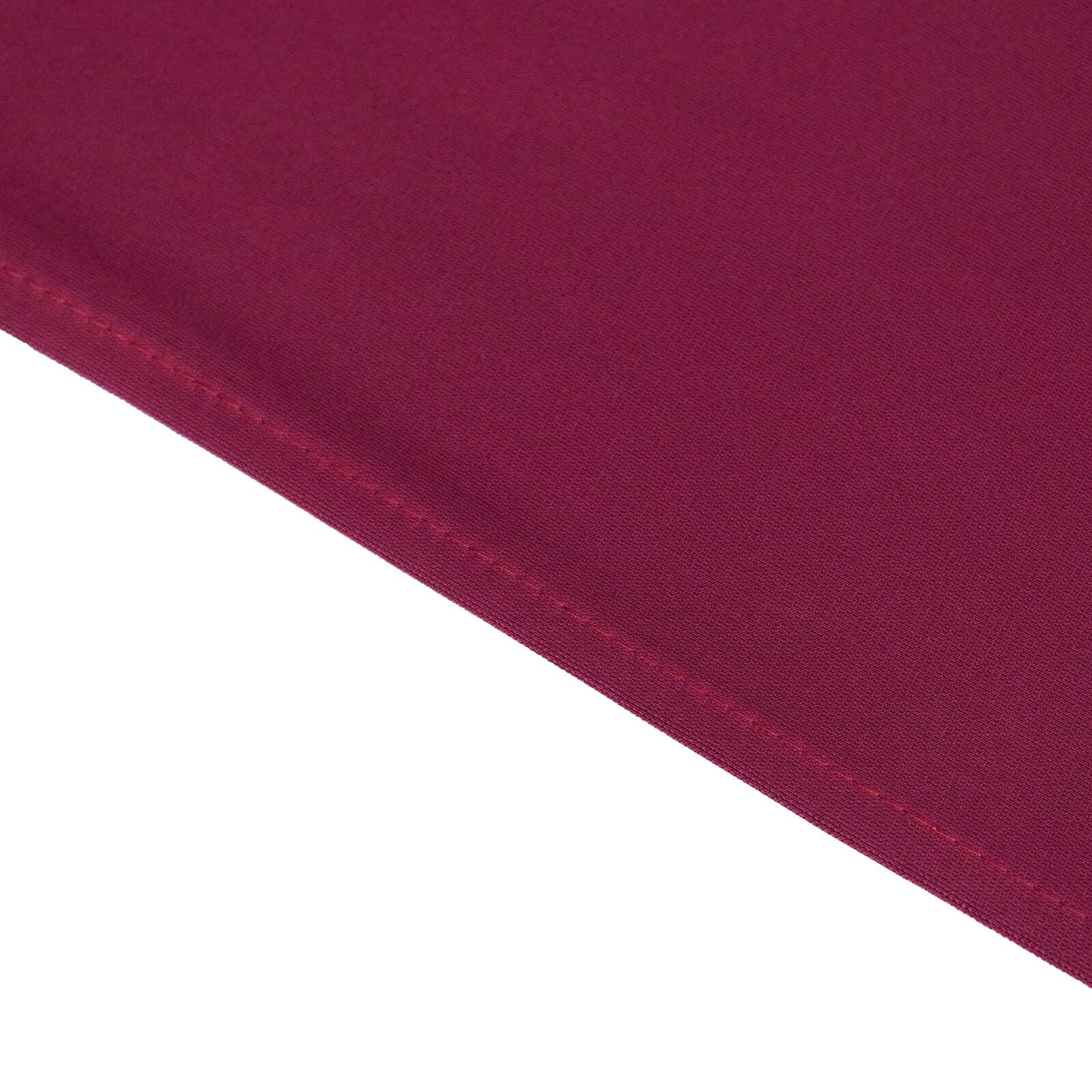 Exclusive Burgundy 120' Scuba Round Tablecloth - Wrinkle & Stain Resistant