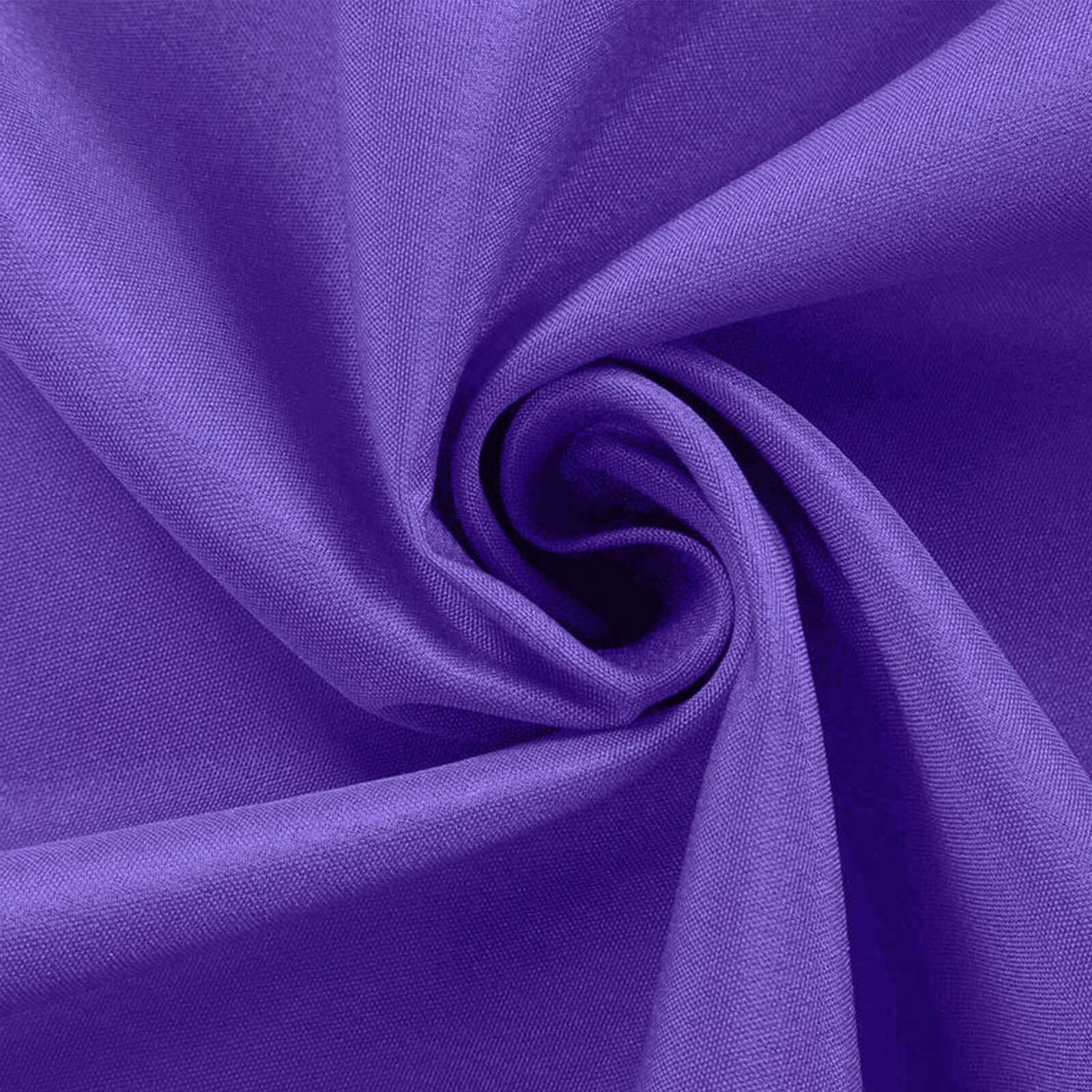 Wrinkle-Resistant & Durable Purple 54x54 Polyester Square Tablecloth - Ideal for Events