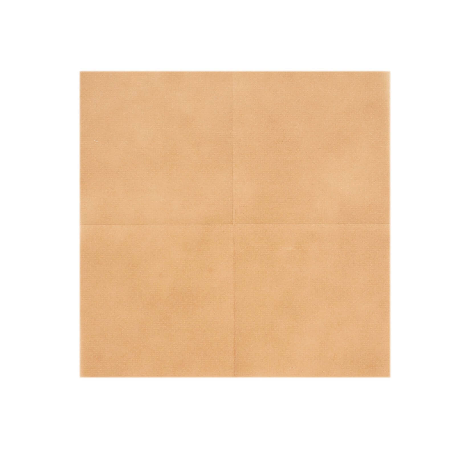 20-Pack Terracotta (Rust) 5x5 Linen-Like Airlaid Napkins - Highly Absorbent