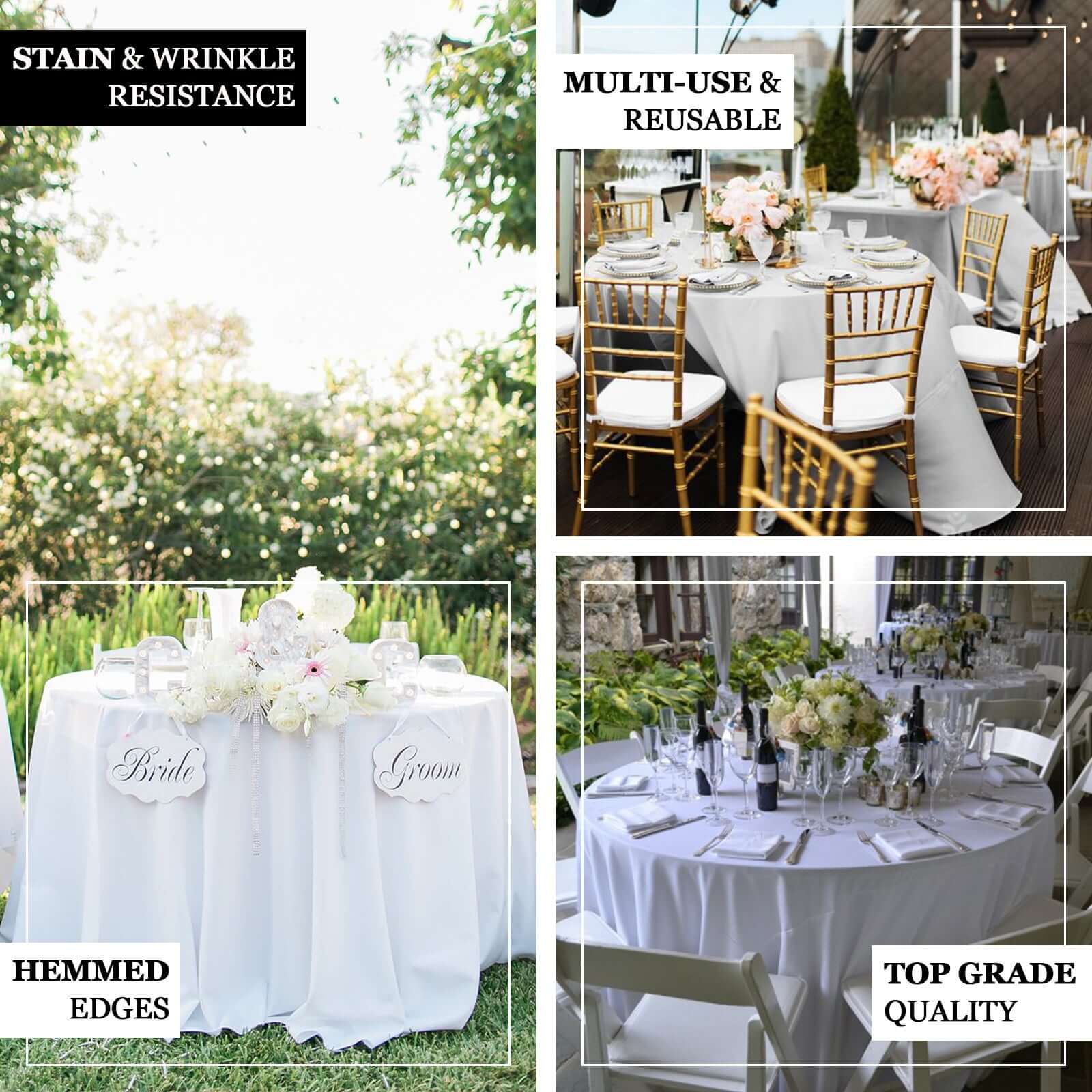 Wrinkle-Resistant 108" Polyester Round Tablecloth in Cinnamon Rose Color
