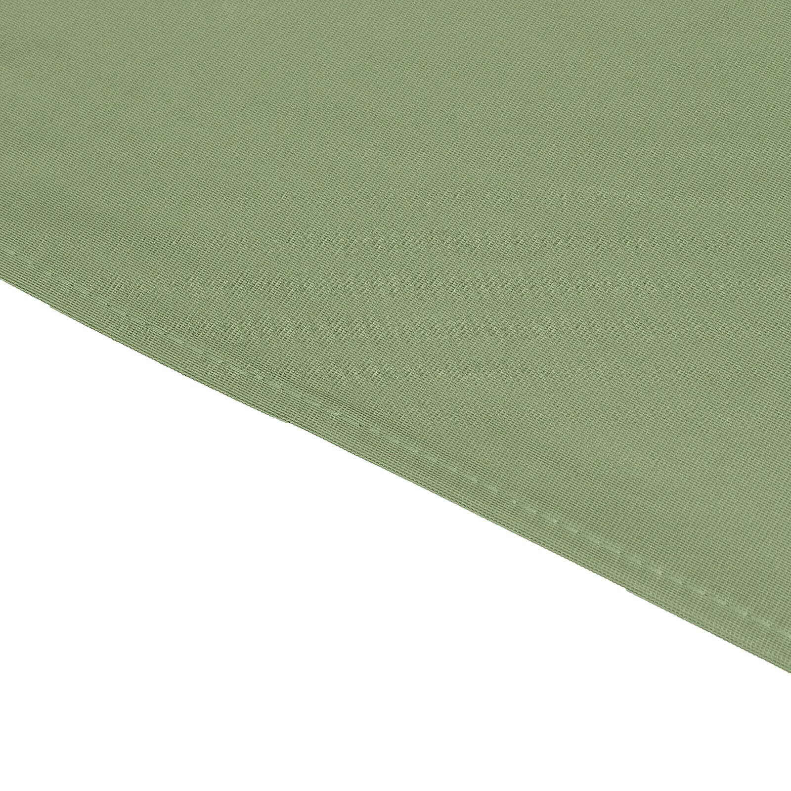 Wrinkle-Free & Stain-Resistant Dusty Sage Green Scuba 70x70 Square Table Overlay