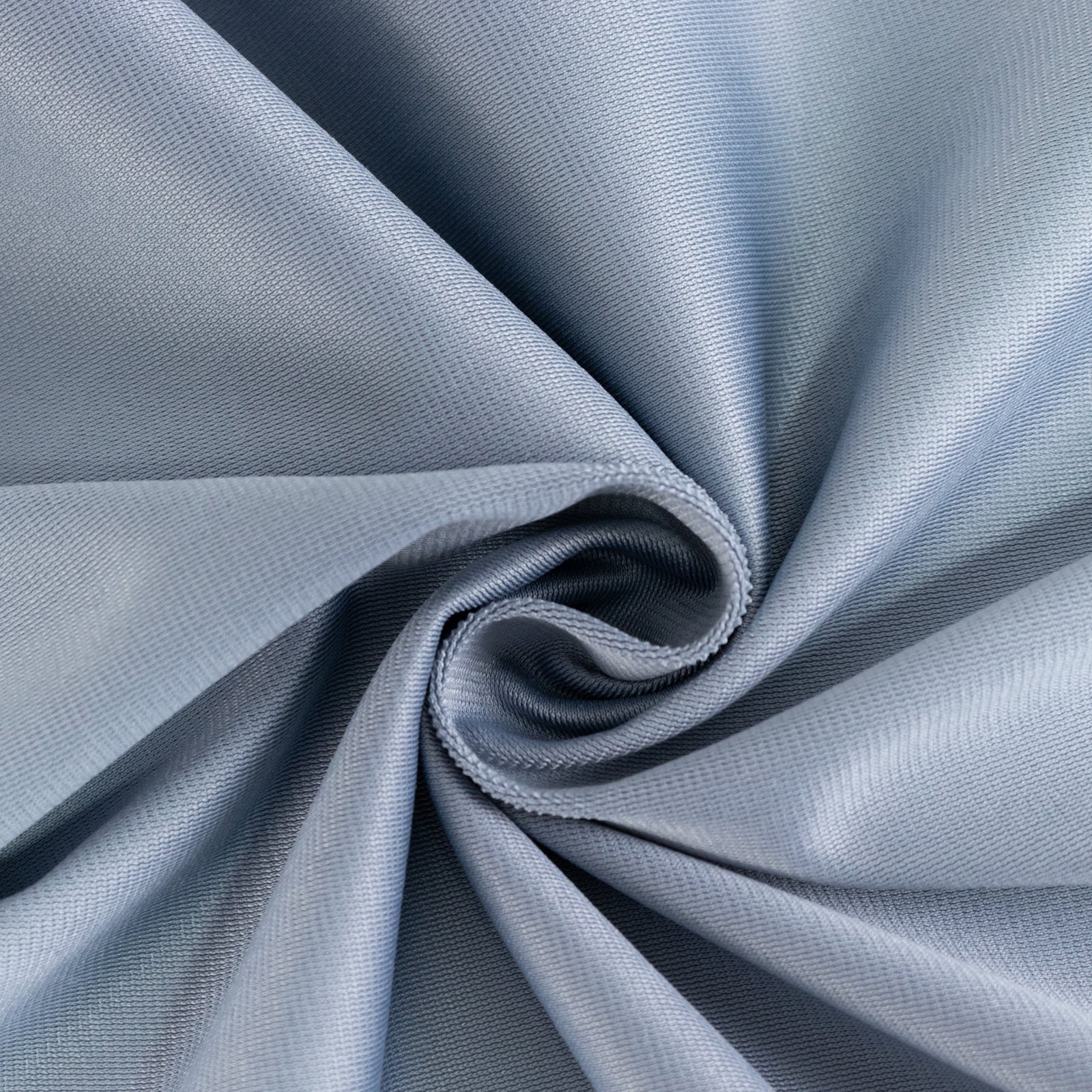 Dusty Blue 70' Round Premium Scuba Tablecloth - Anti - Wrinkle and Stain - Resistant