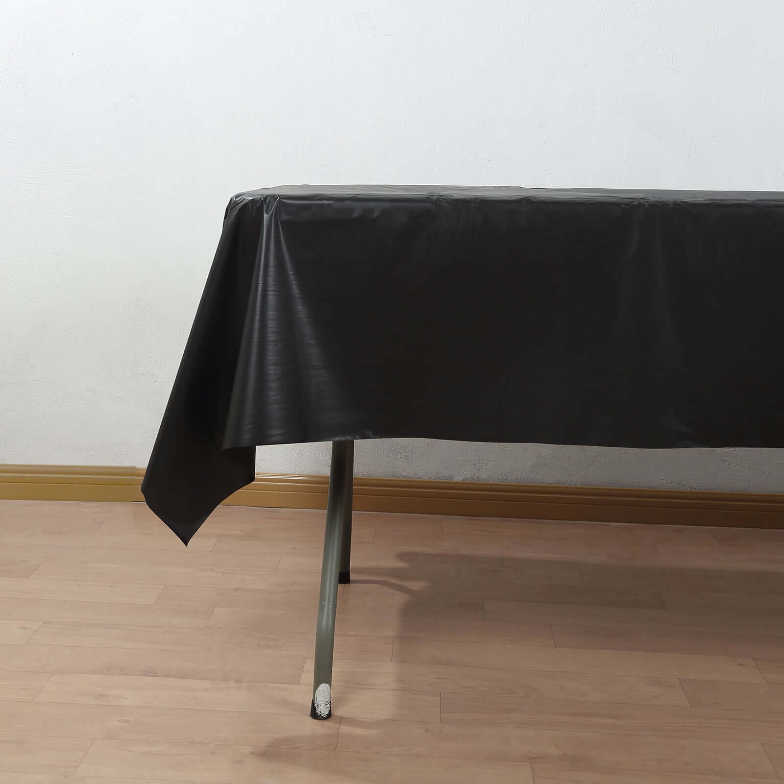 Customizable Black Plastic Table Cover Roll with Slide Cutter - 54x300ft, High-Quality Deal
