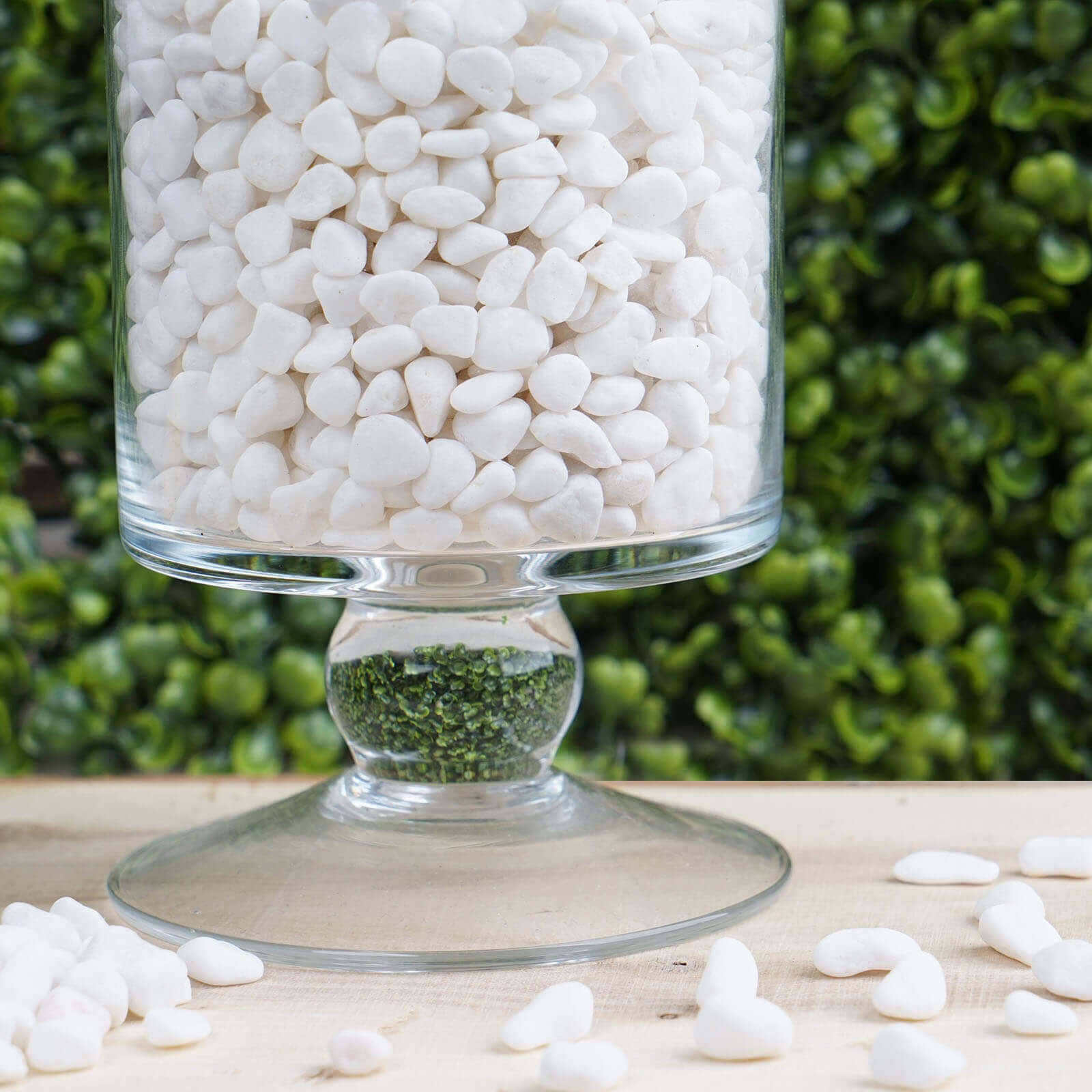 2 Lbs Decorative White Crushed Gravel for Vase Fillers